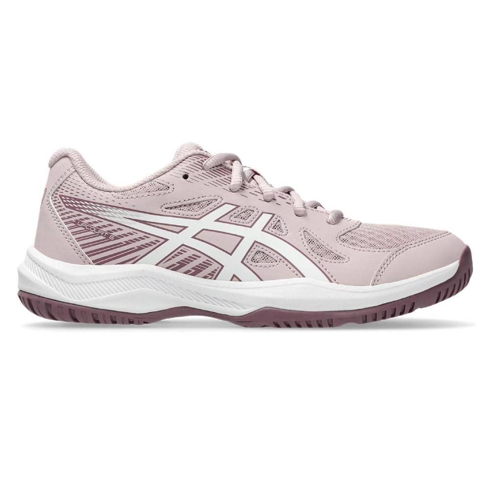 Asics Gel Upcourt 6 GS Junior Indoor Court Shoe (Watershed Rose/White)