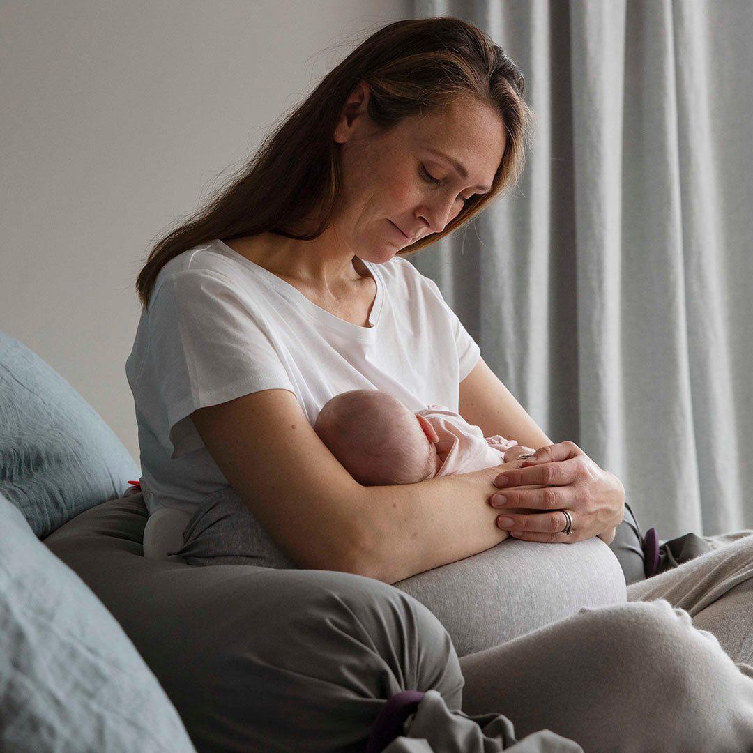  bbhugme Nursing Pillow - Grey Melange、mySite、merchandisen