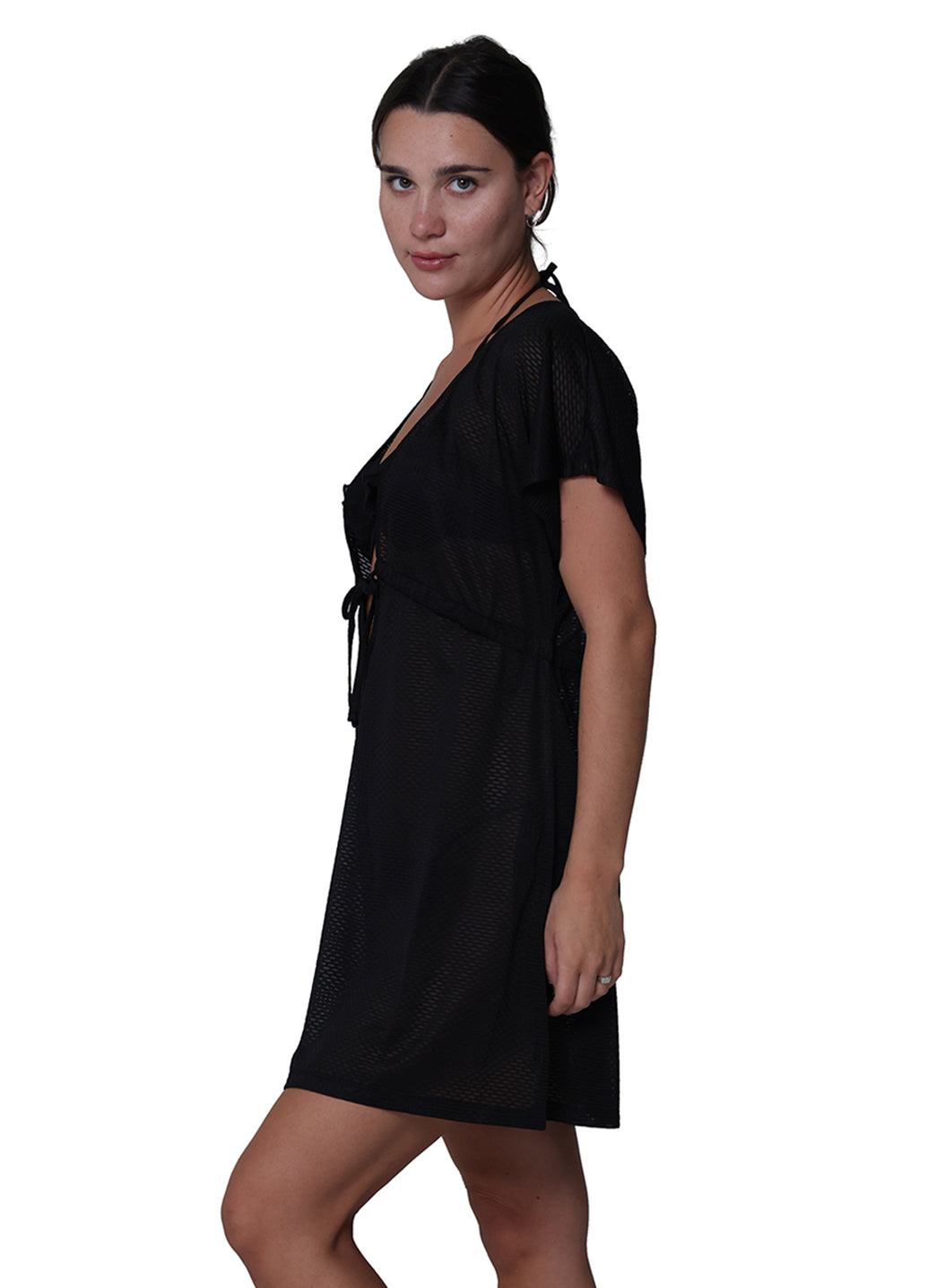 J.Valdi Women's Key West Plunging Neck Kaftan Cover Up、mySite、noshort