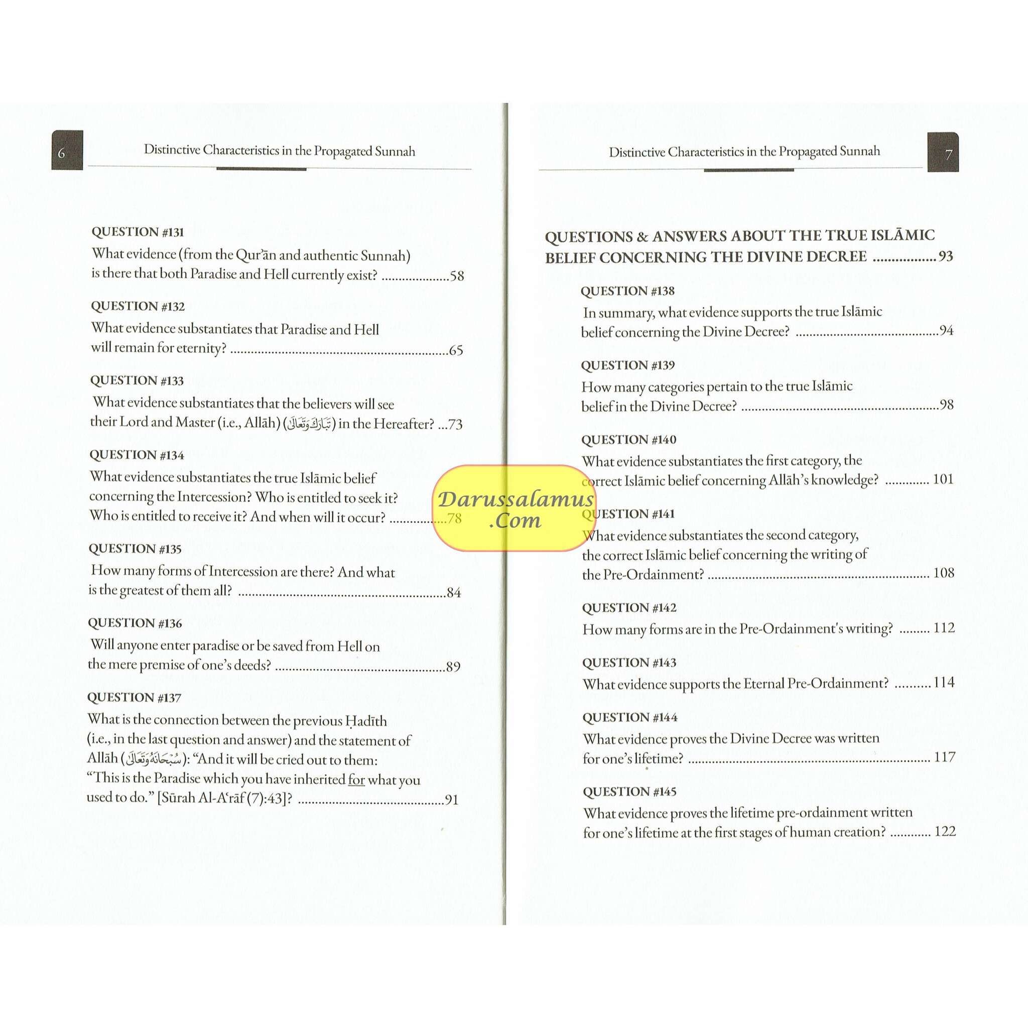 Distinctive Characteristics in the Propagated Sunnah defining the Aqidah of the Saved & Victorious Sect (Vol 2)、mySite、topwebapps