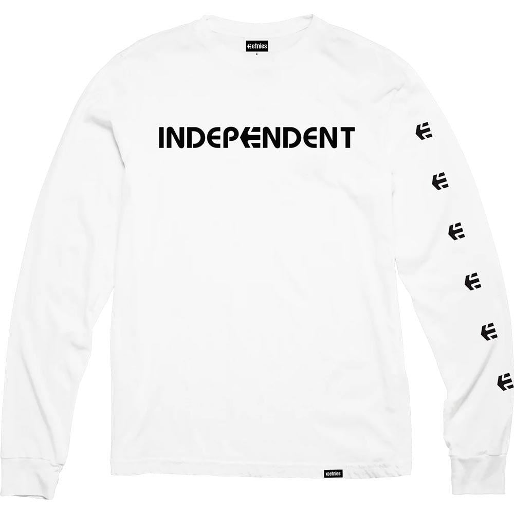  Etnies Independent Long Sleeve T-Shirt - White、mySite、merchandisen