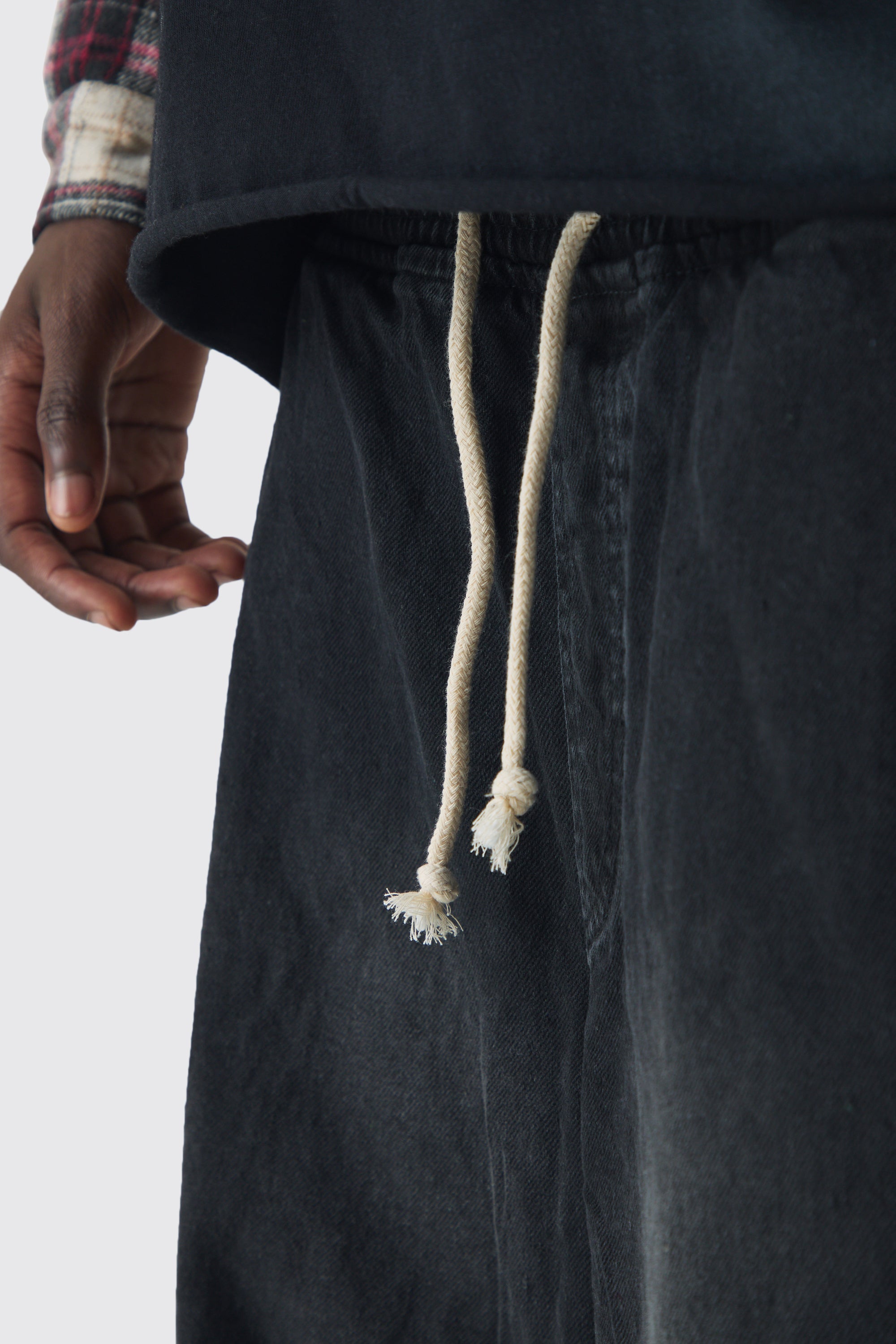  Boohooman Parachute Cargo Trousers Black、mySite、justintrudeaud