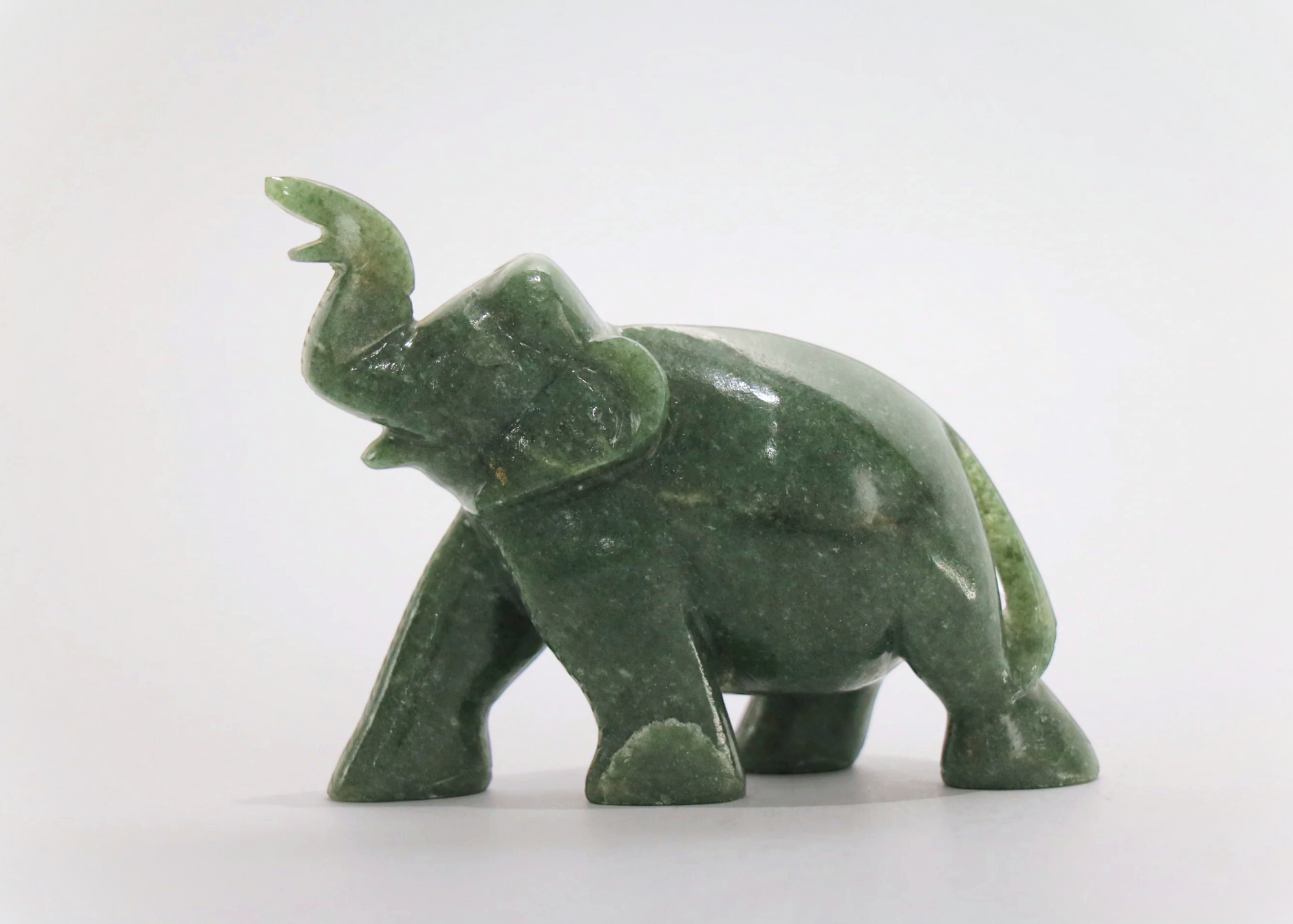 Elephant - Green Aventurine (7 cm)、mySite、topwebapps