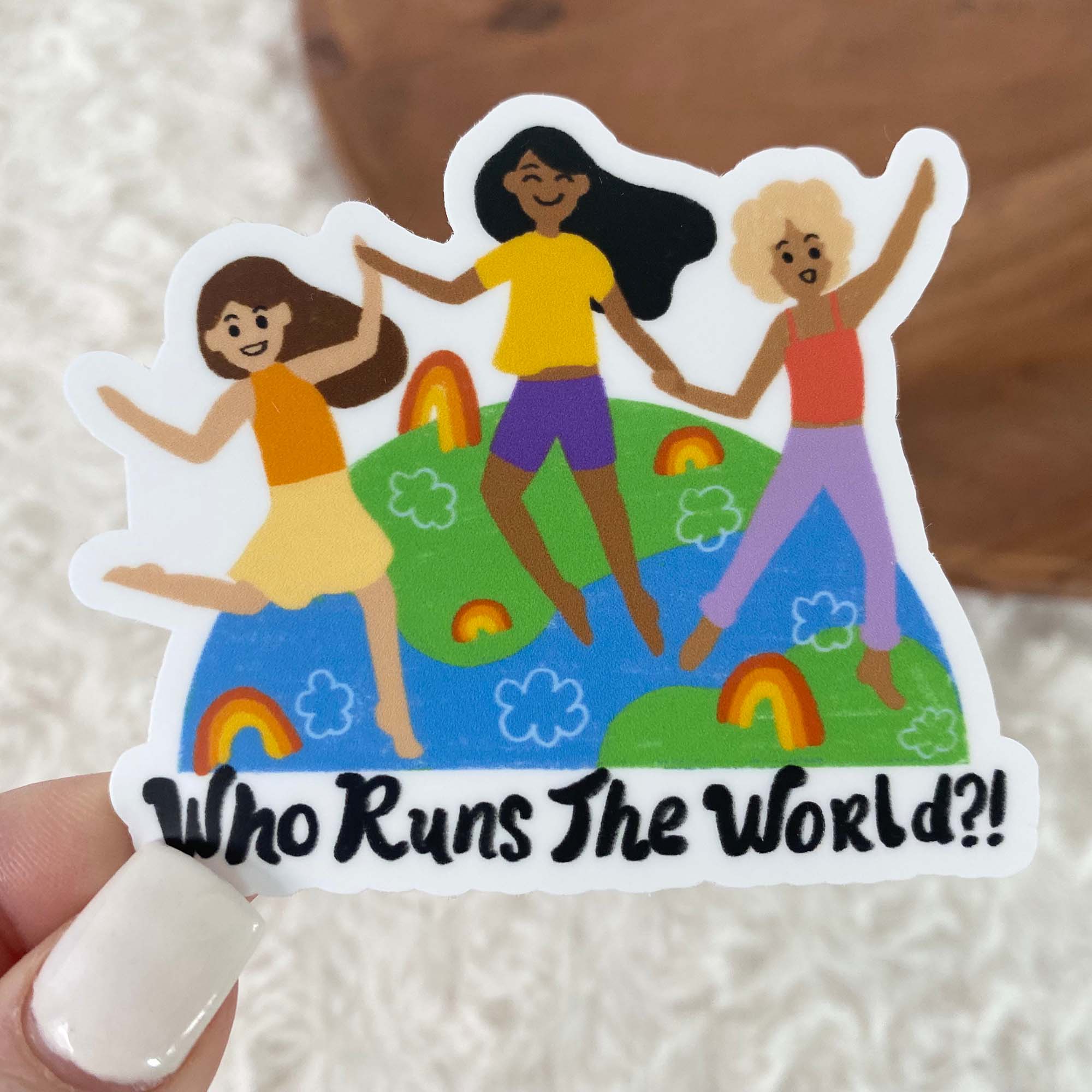  Who Runs The World?! Sticker、mySite、ghnorth