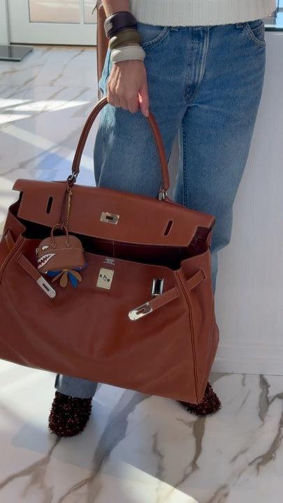 Hermès Mini Bolide Shark Charm Gold Swift Palladium Hardware、mySite、garminoutage.com