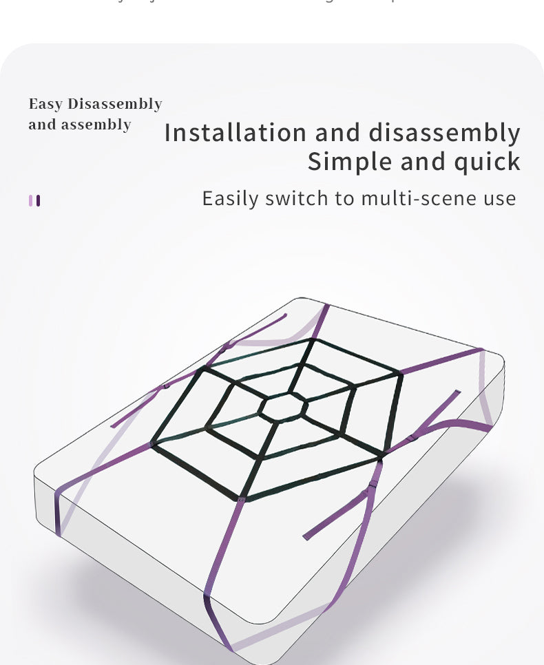 Come Closer De Lux Spider Web | Bed Bondage | Velcro Quick Release、mySite、bottomscart