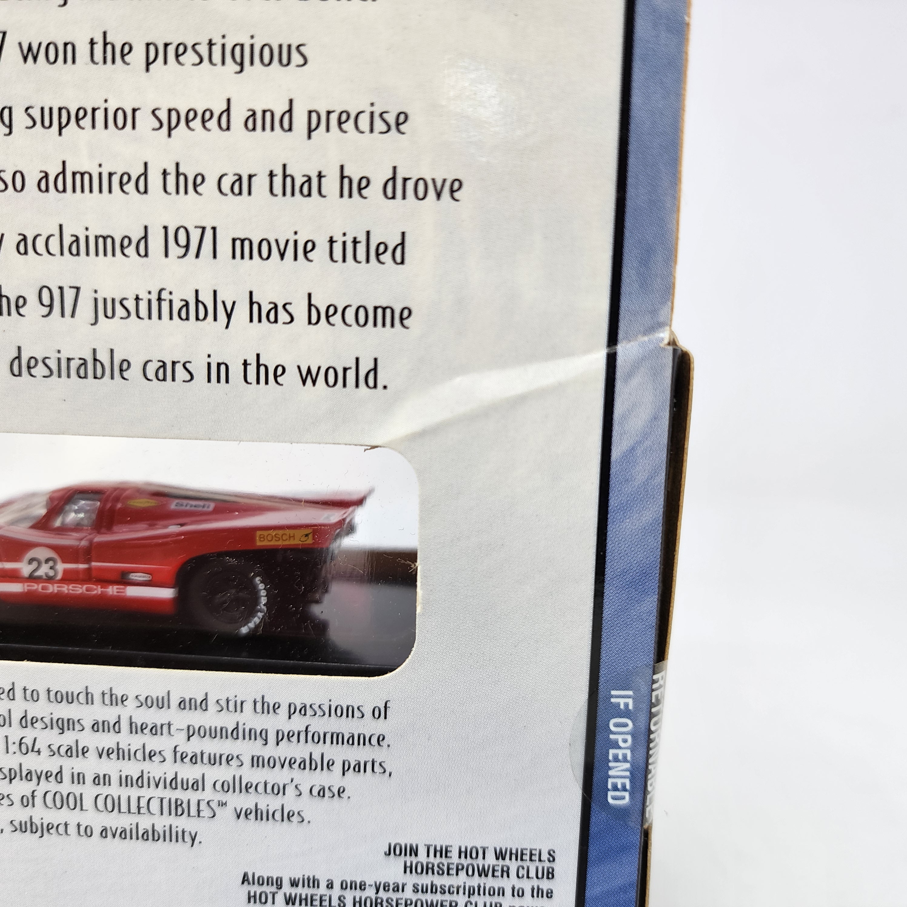 Porsche 917 * Hot Wheels 100% Black Box、mySite、hgirdovlk