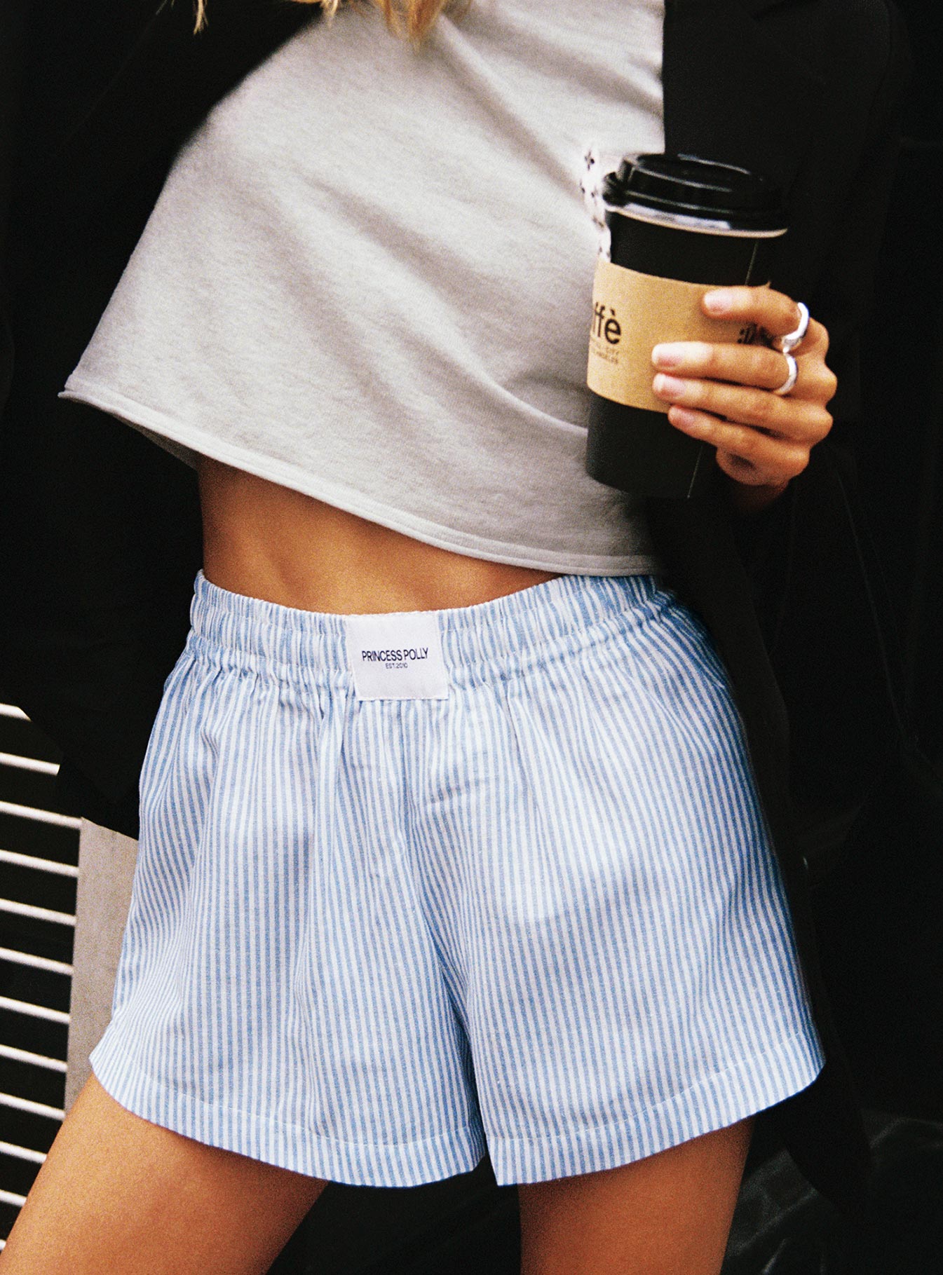 Sincar Boxer Shorts Blue / White Stripe、mySite、solidvoid