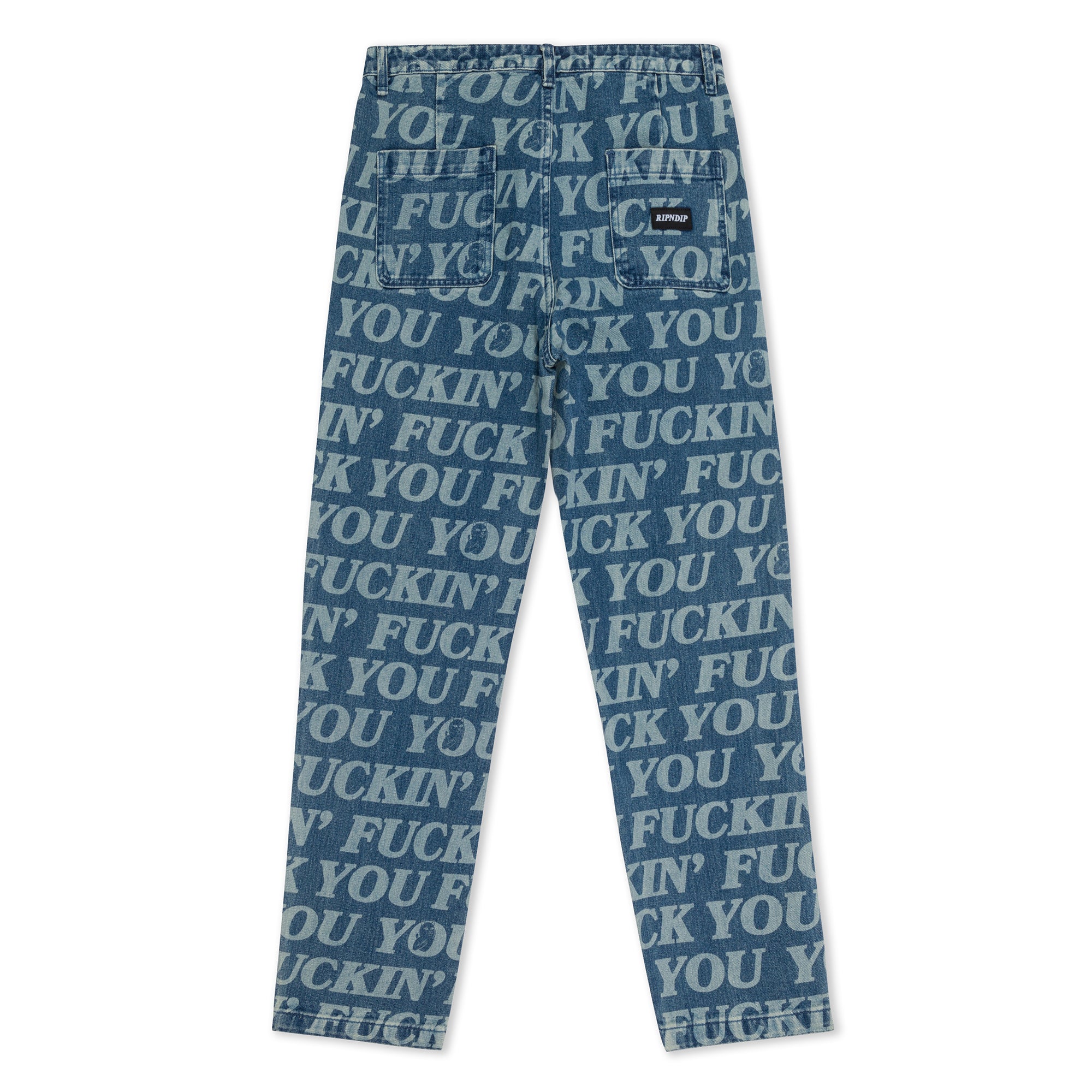  Fuckin Fuck Denim Pants (Medium Wash)、mySite、merchandisen