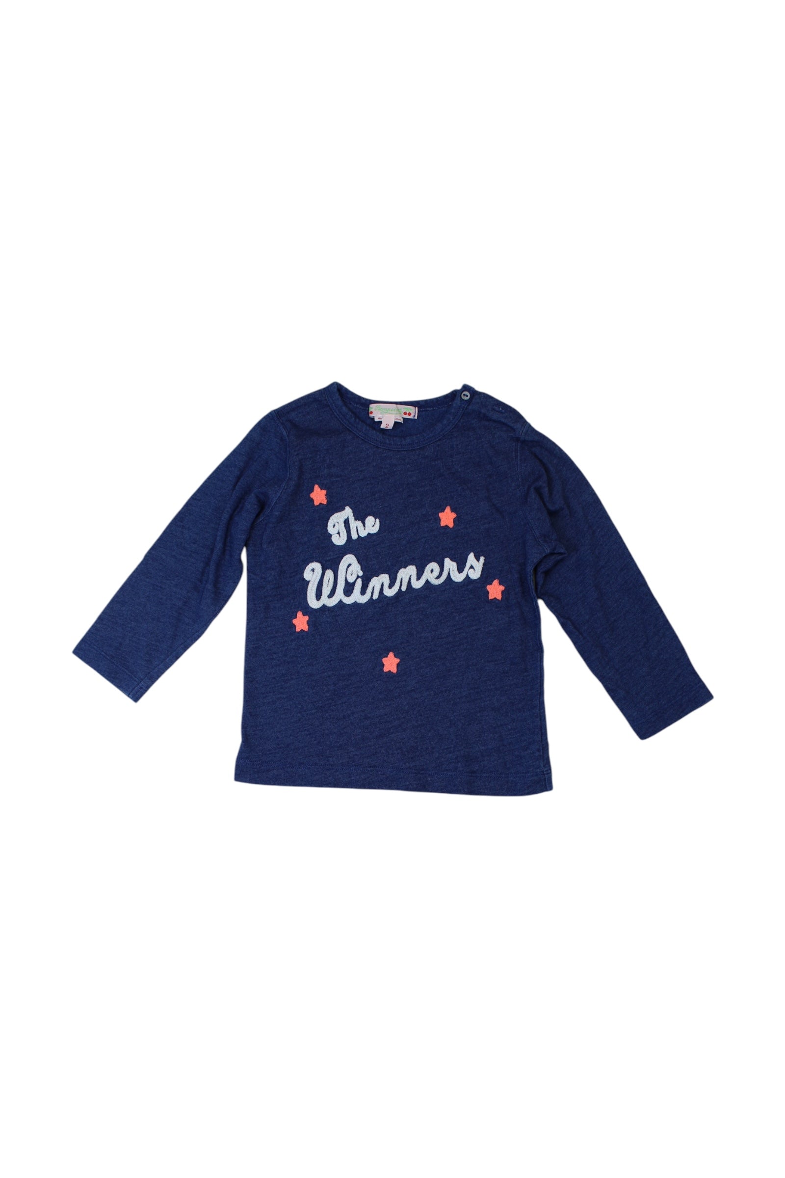 Bonpoint 'The Winners' Long Sleeve T-Shirt Size 2T、mySite、g9winljtr