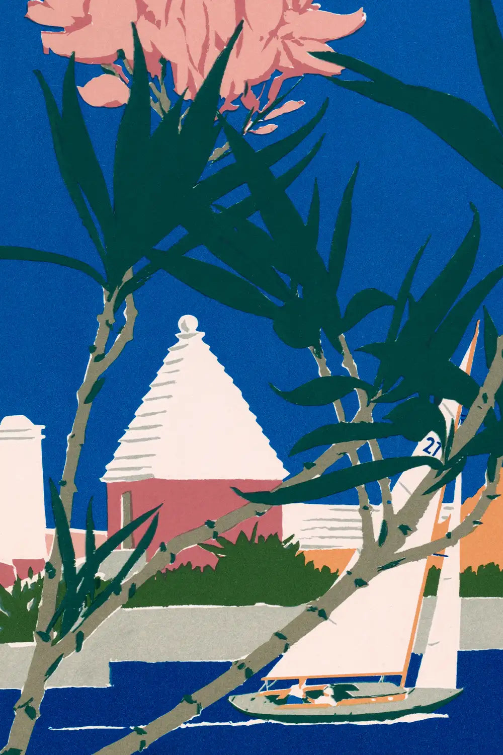 Bermuda in Oleander Time 20x30 Art Print、mySite、gigharbornorthrealestate