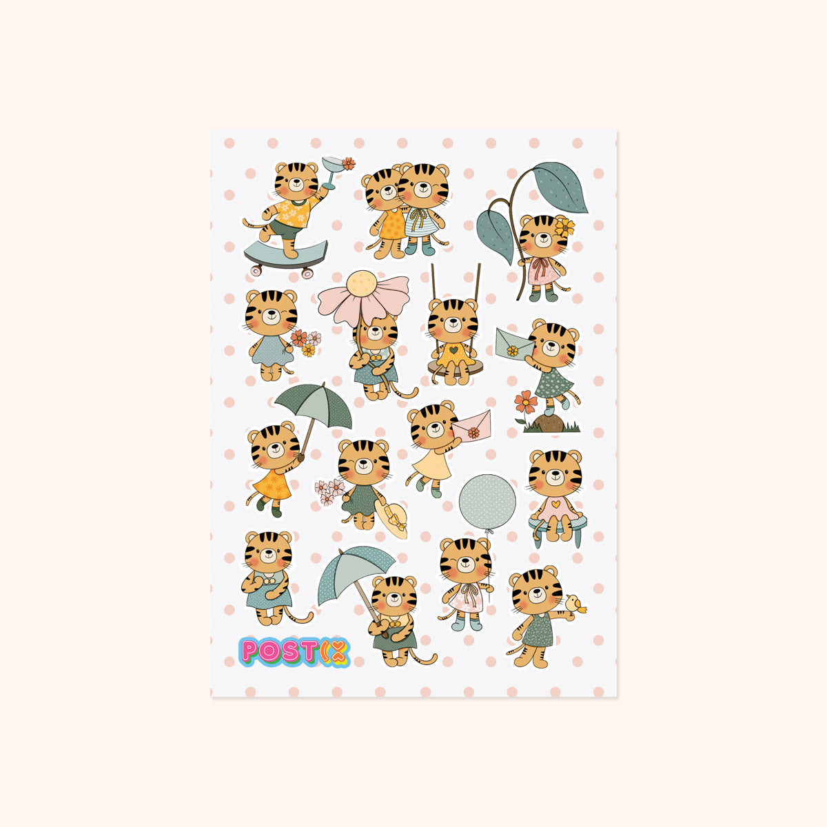  Tiger Tales Sticker Sheet、mySite、ghnorth