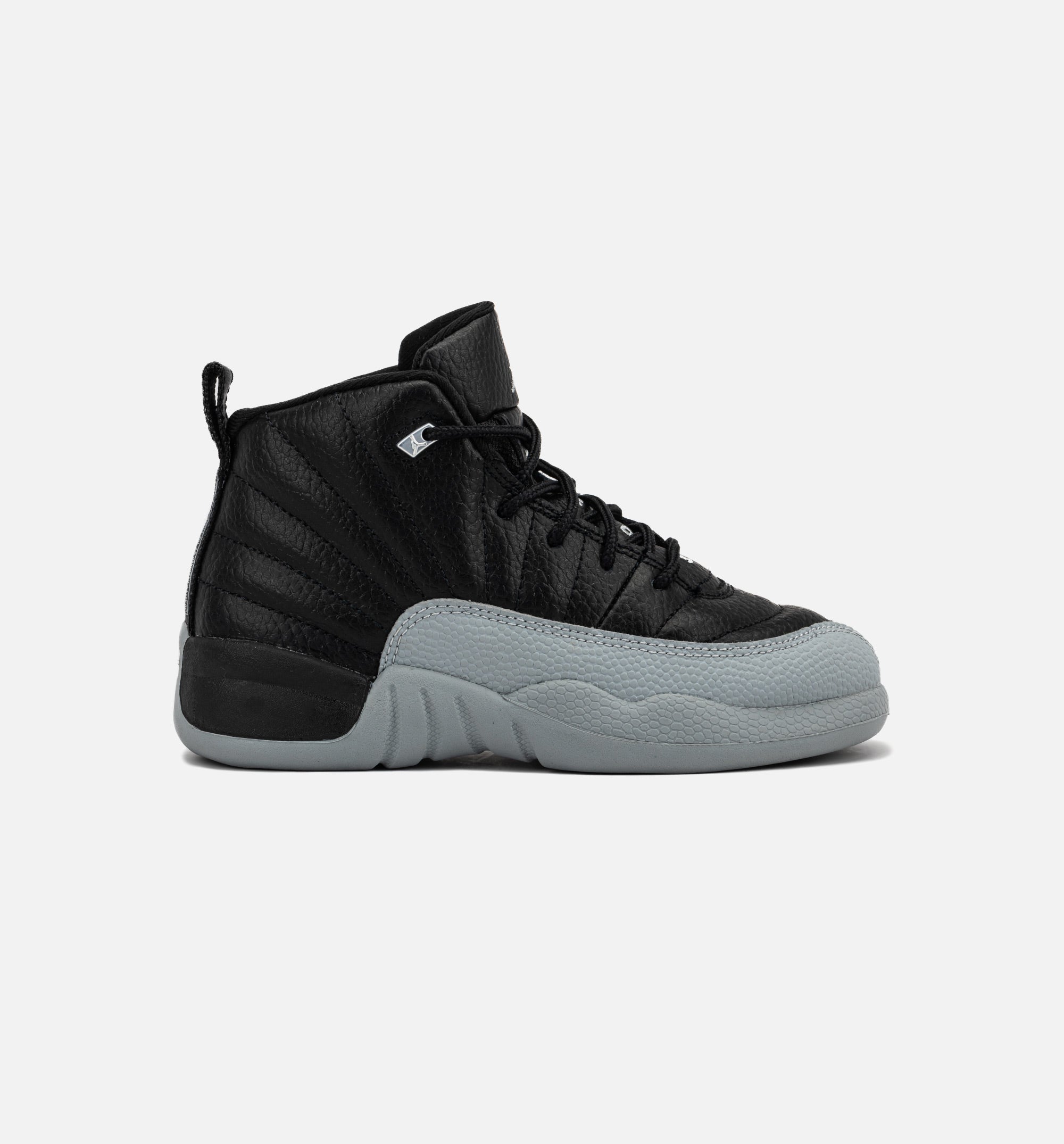 Air Jordan 12 Retro Black And Wolf Grey Preschool Lifestyle Shoe - Black/Wolf Grey/White、mySite、dreamappss