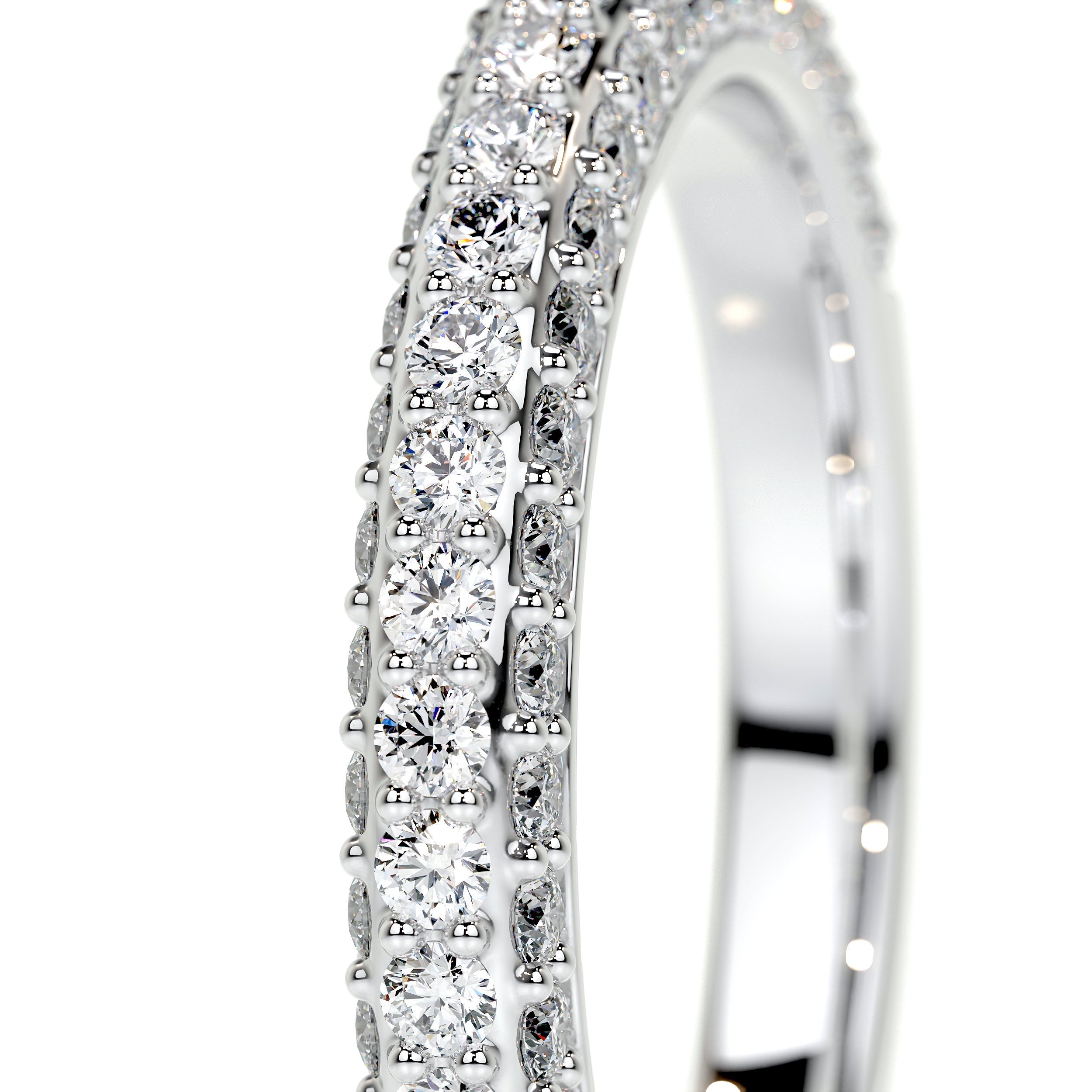 Anastasia Lab Grown Pave Diamond Wedding Ring (0.75 Carat) -Platinum (RTS)、mySite、hinf8tx79
