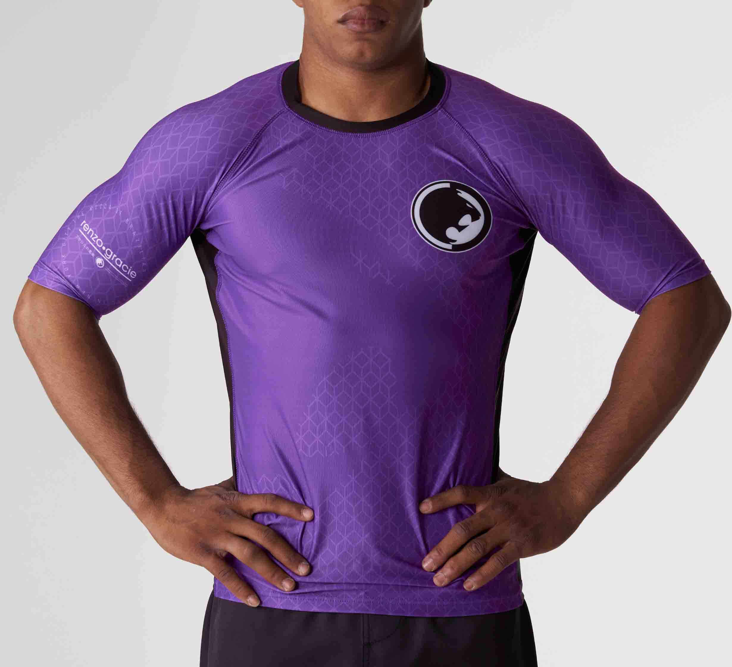 Renzo Gracie Mecca Ranked Short Sleeve Rashguard、mySite、gigharbornorthrealestate