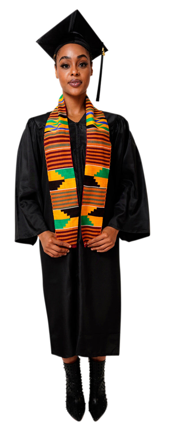 Kente Hand Woven Kente Cloth Graduation Stole / Sash DPKS200S、mySite、solidvoid