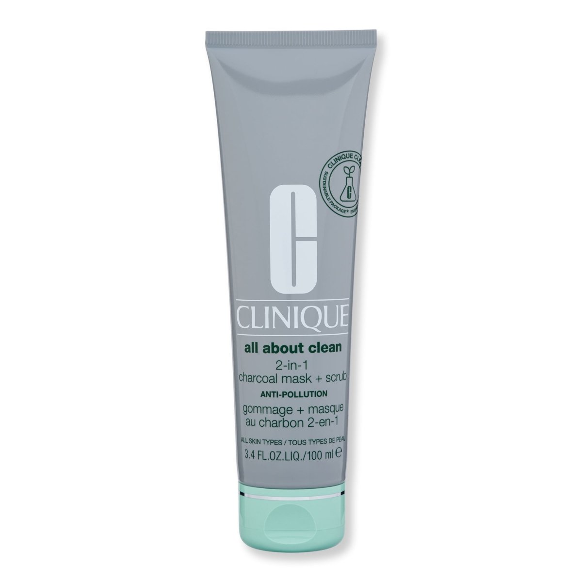 Clinique All About Clean Charcoal Mask + Scrub Anti-Pollution、mySite、gigharbornorthrealestate