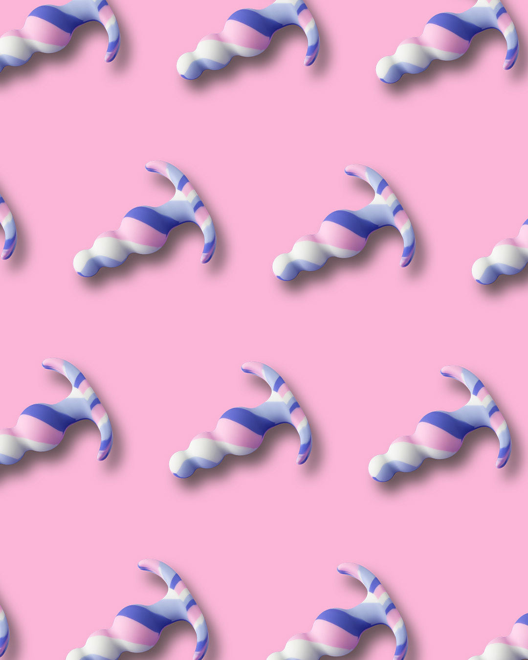 Avant By Blush® | Twilight Blue: Artisan 3 Inch Tapered Stayput™ Butt Plug with Pleasure Curves - Elegantly Made with Smooth Ultrasilk® Purio™ Silicone、mySite、bottomscart