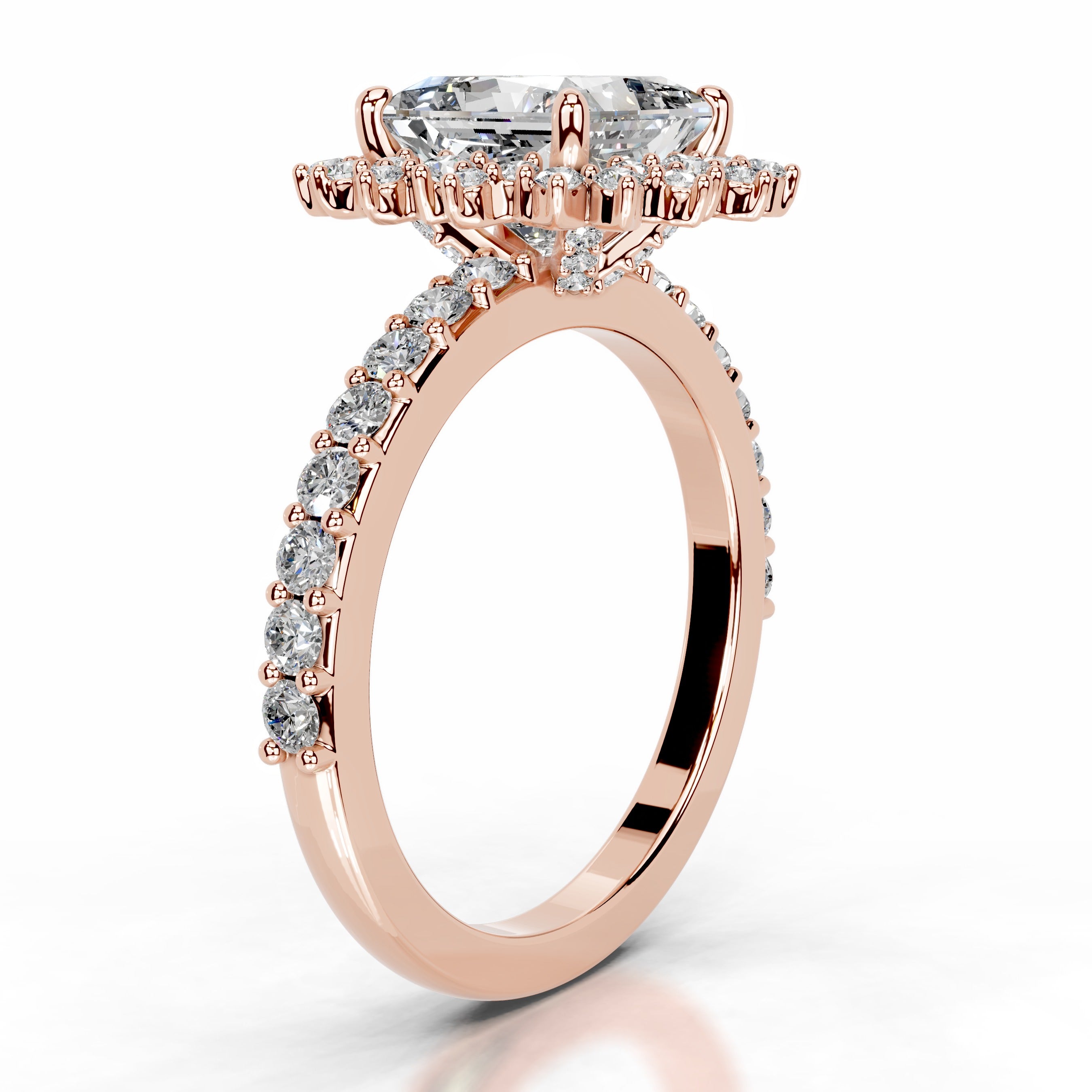 Gyda Lab Grown Diamond Ring - 14K Rose Gold、mySite、hinf8tx79