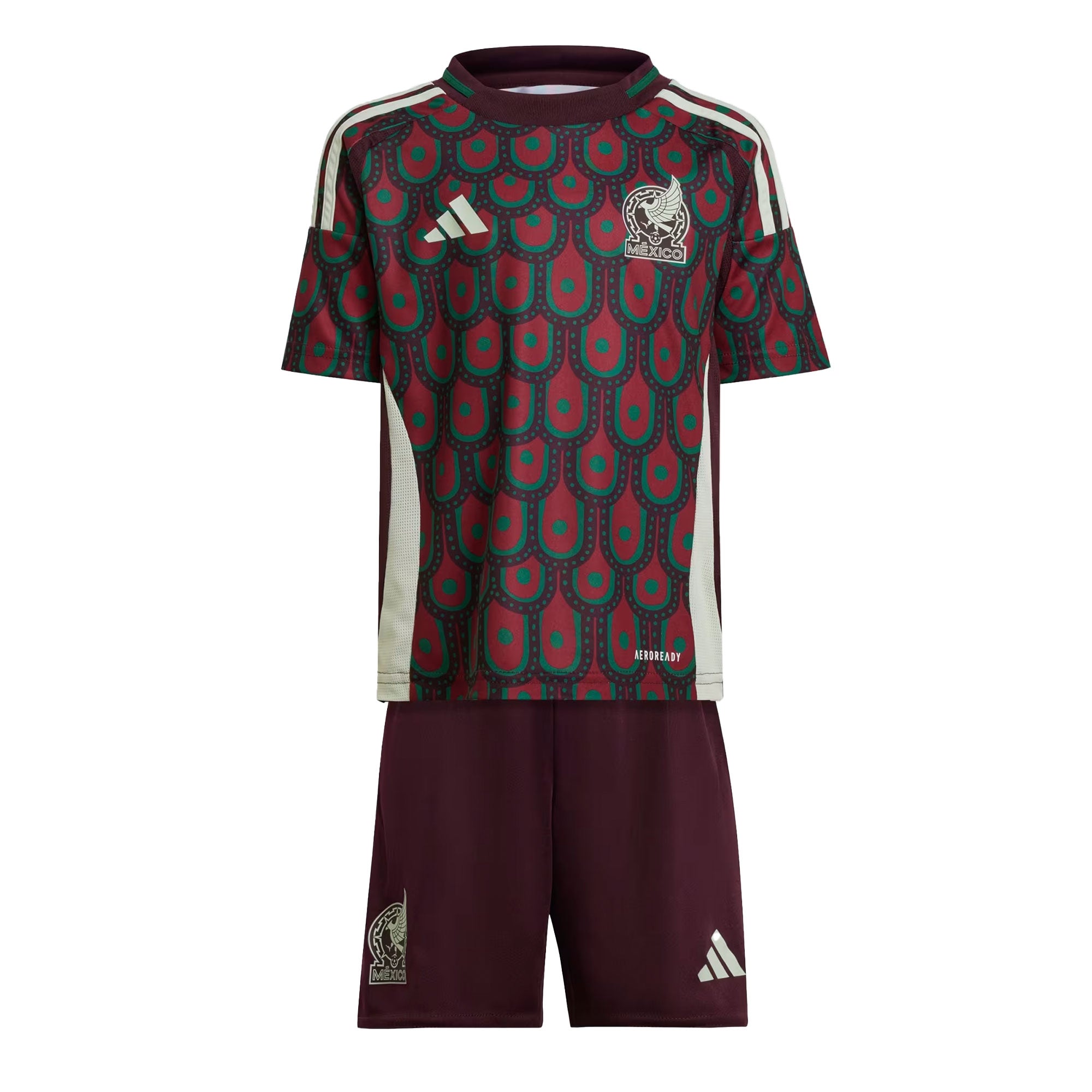 adidas Mexico 2024/25 Home Minikit Multicolor、mySite、noshort