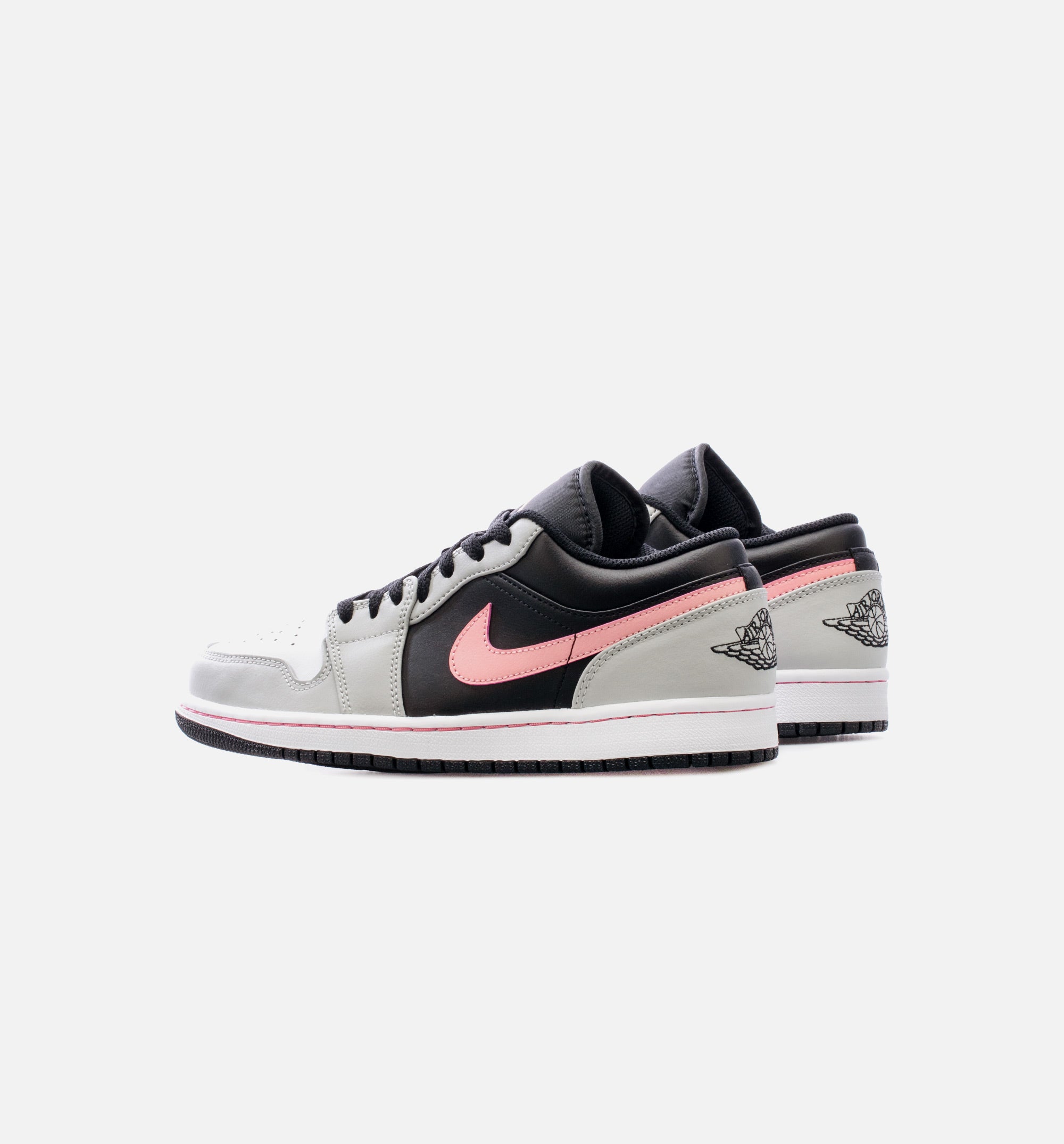 Air Jordan 1 Low Grey Fog Bleached Coral Mens Lifestyle Shoe - Black/Grey/Pink、mySite、dreamappss