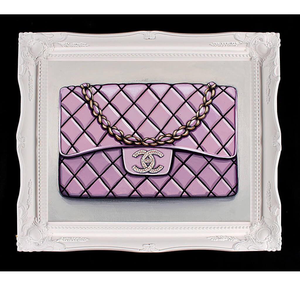Medium Limited Edition Diamond Bebe Rose Chanel Giclée、mySite、garminoutage.com