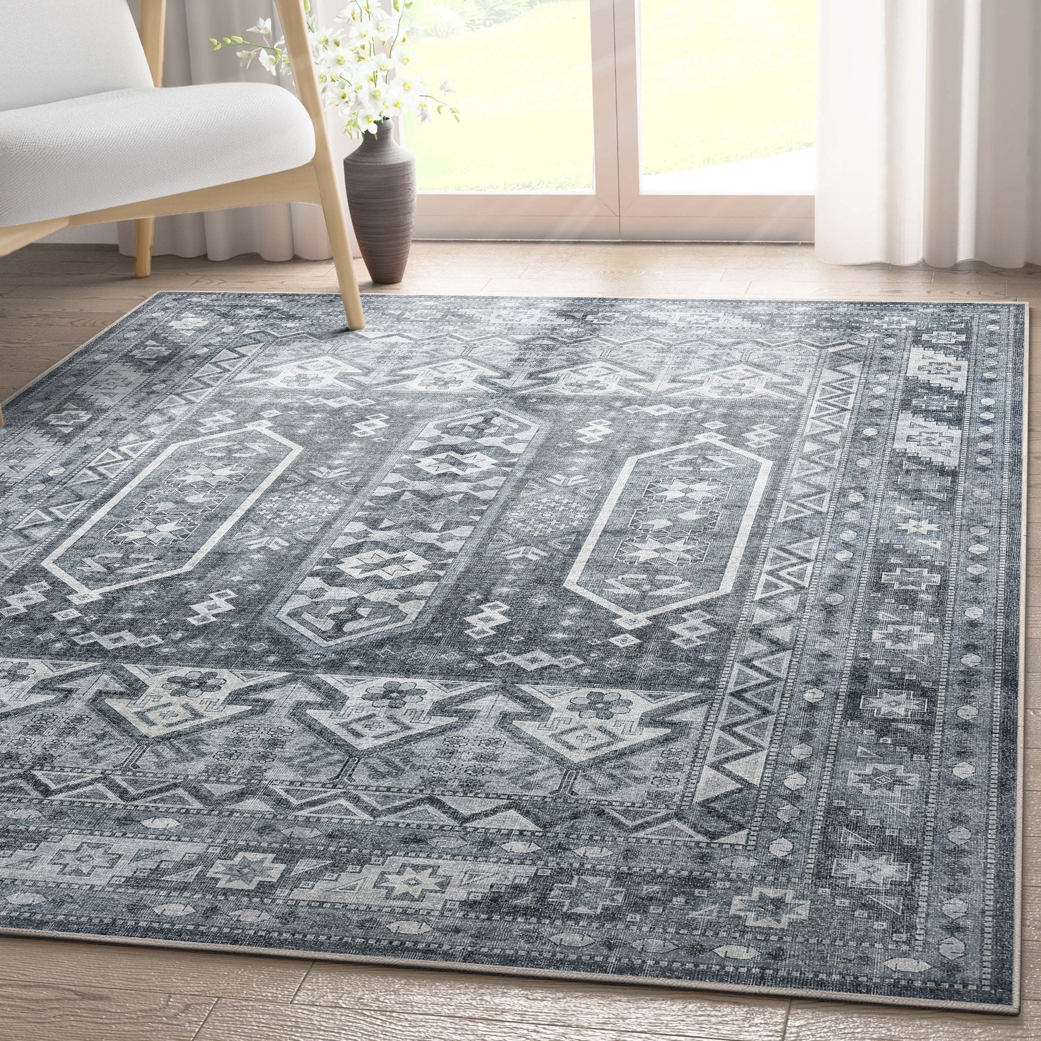 Praha Vintage Global Tribal Flat-Weave Rug、mySite、gigharbornorthrealestate