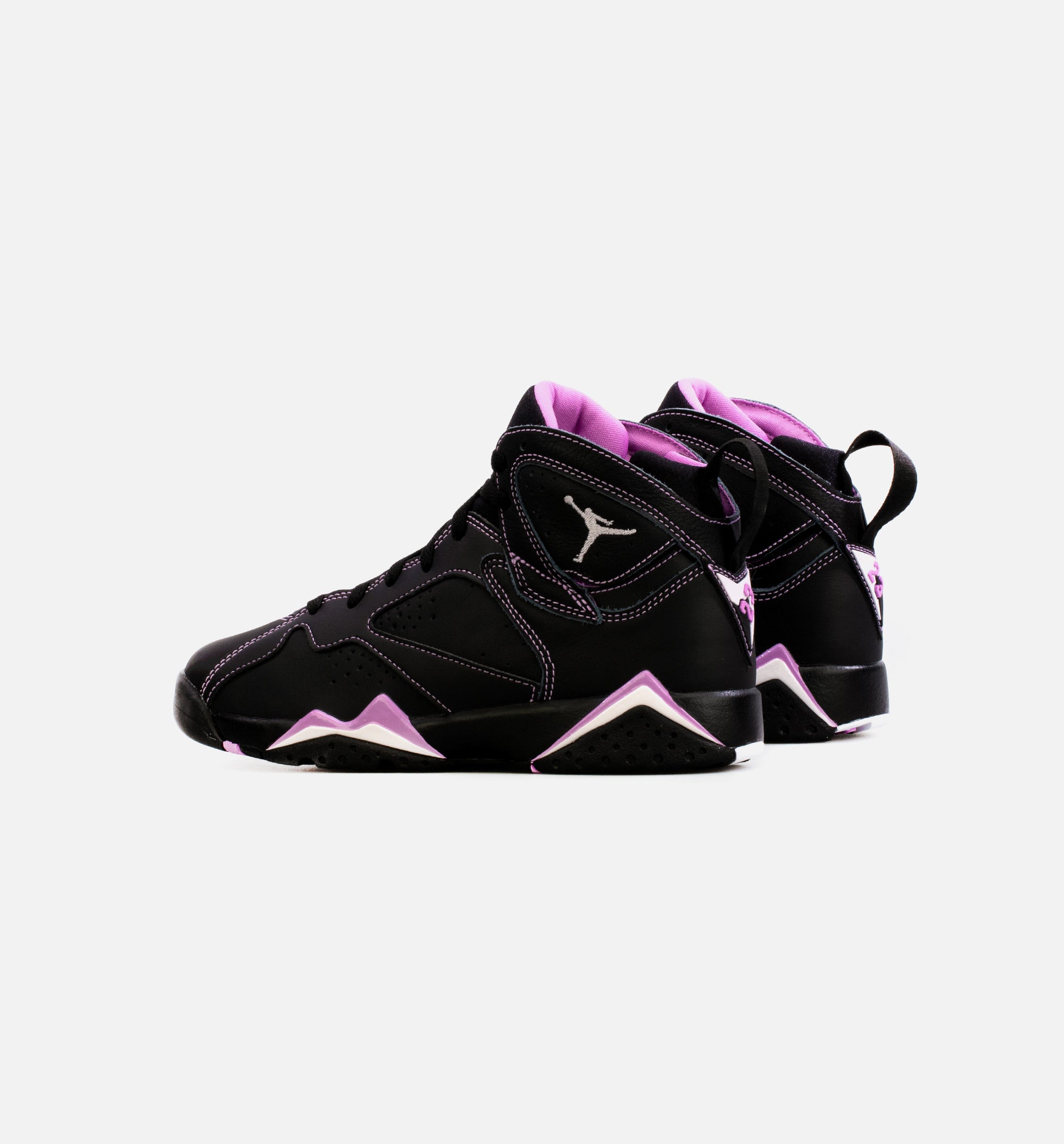 Air Jordan 7 Barely Grape Grade School Lifestyle Shoe - Black/Purple、mySite、dreamappss