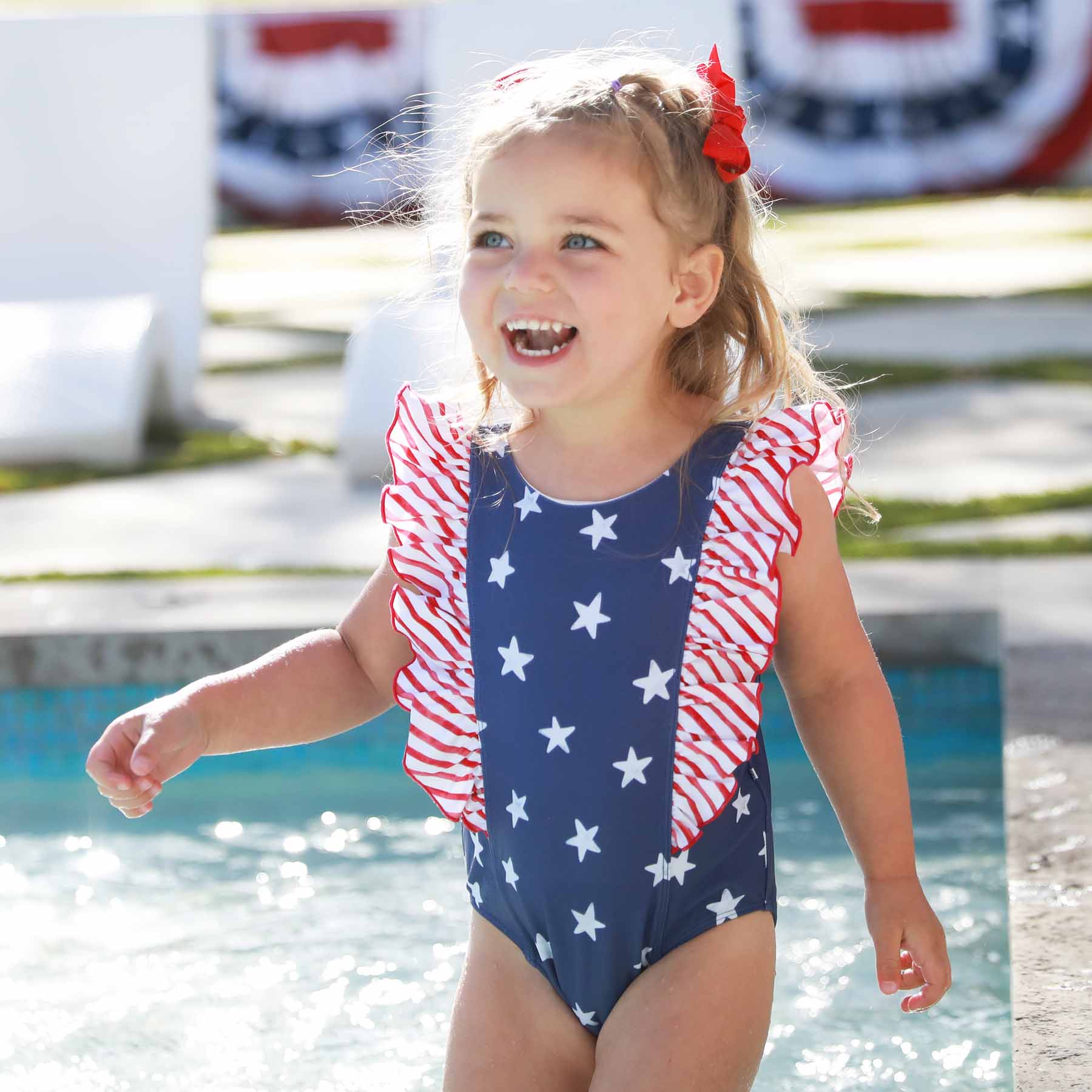  Double Ruffle One Piece | Star-Spangled Summer、mySite、layawaytickets