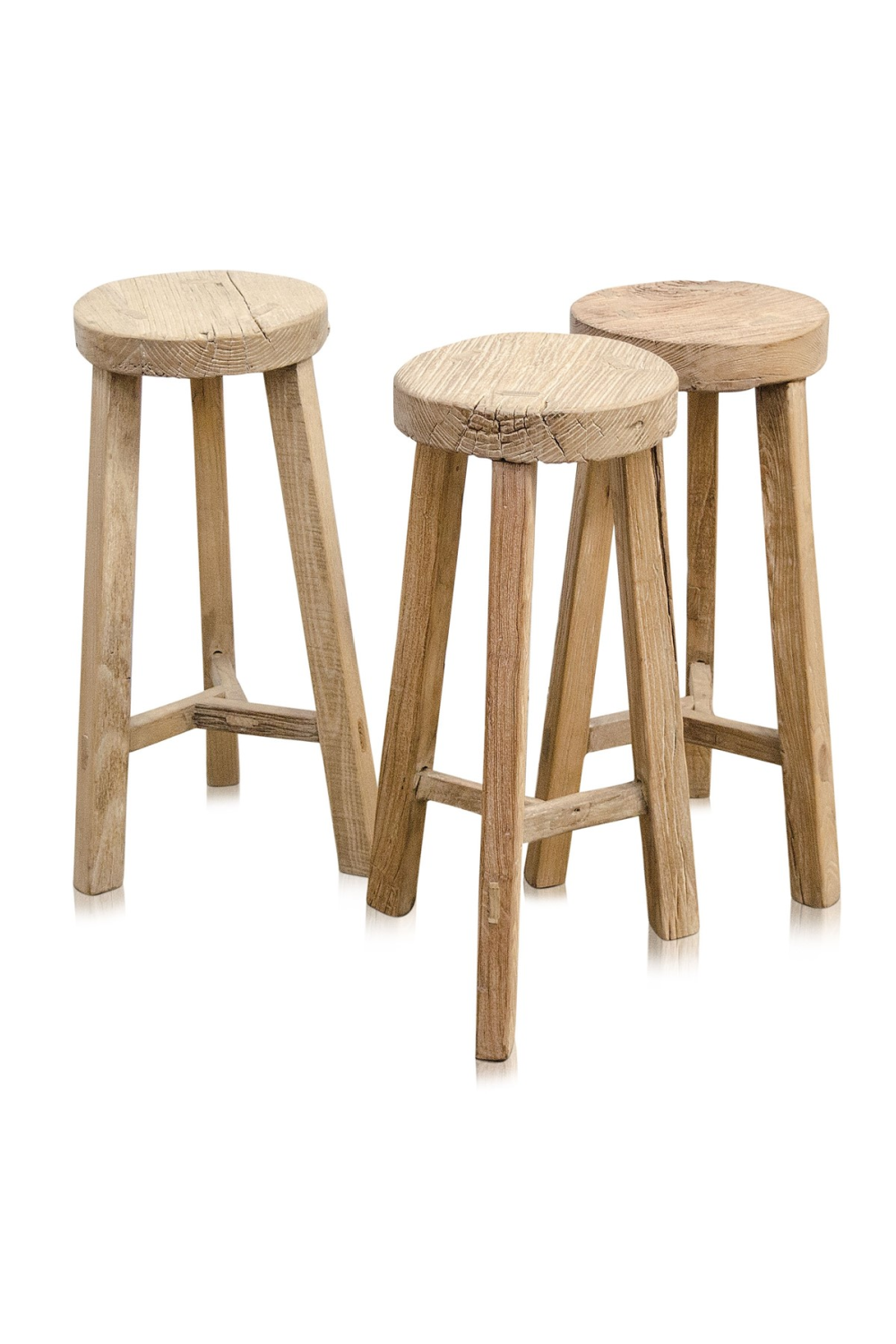 Round Wooden Bar Stool | Versmissen、mySite、neckold