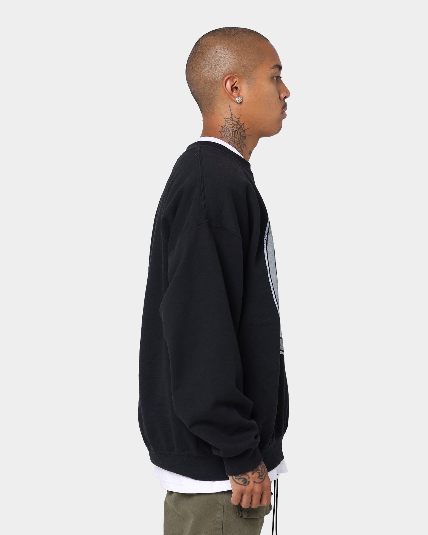 Mitchell and Ness Oversized Extra Large Print Steelers Crewneck Vintage Black、mySite、zt4zffjzw