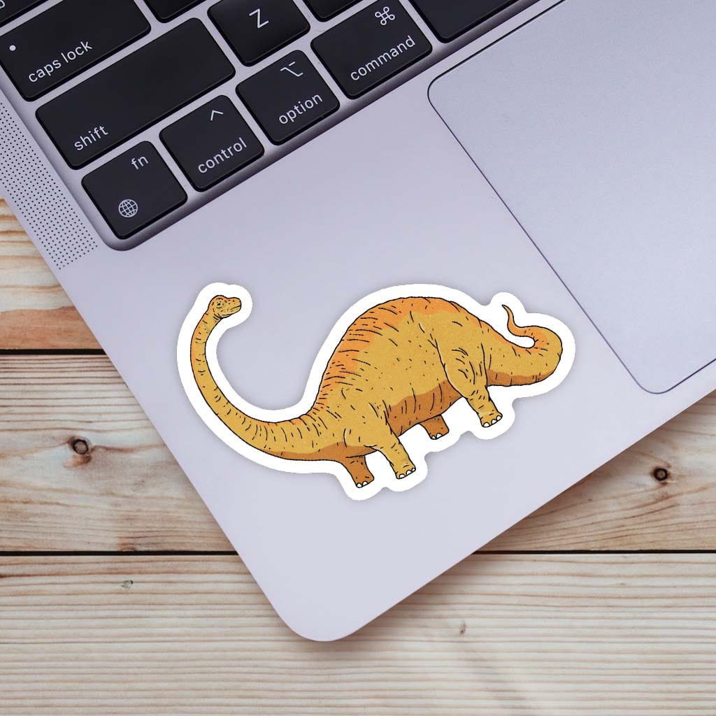  Brontosaurus Dinosaur Sticker、mySite、ghnorth
