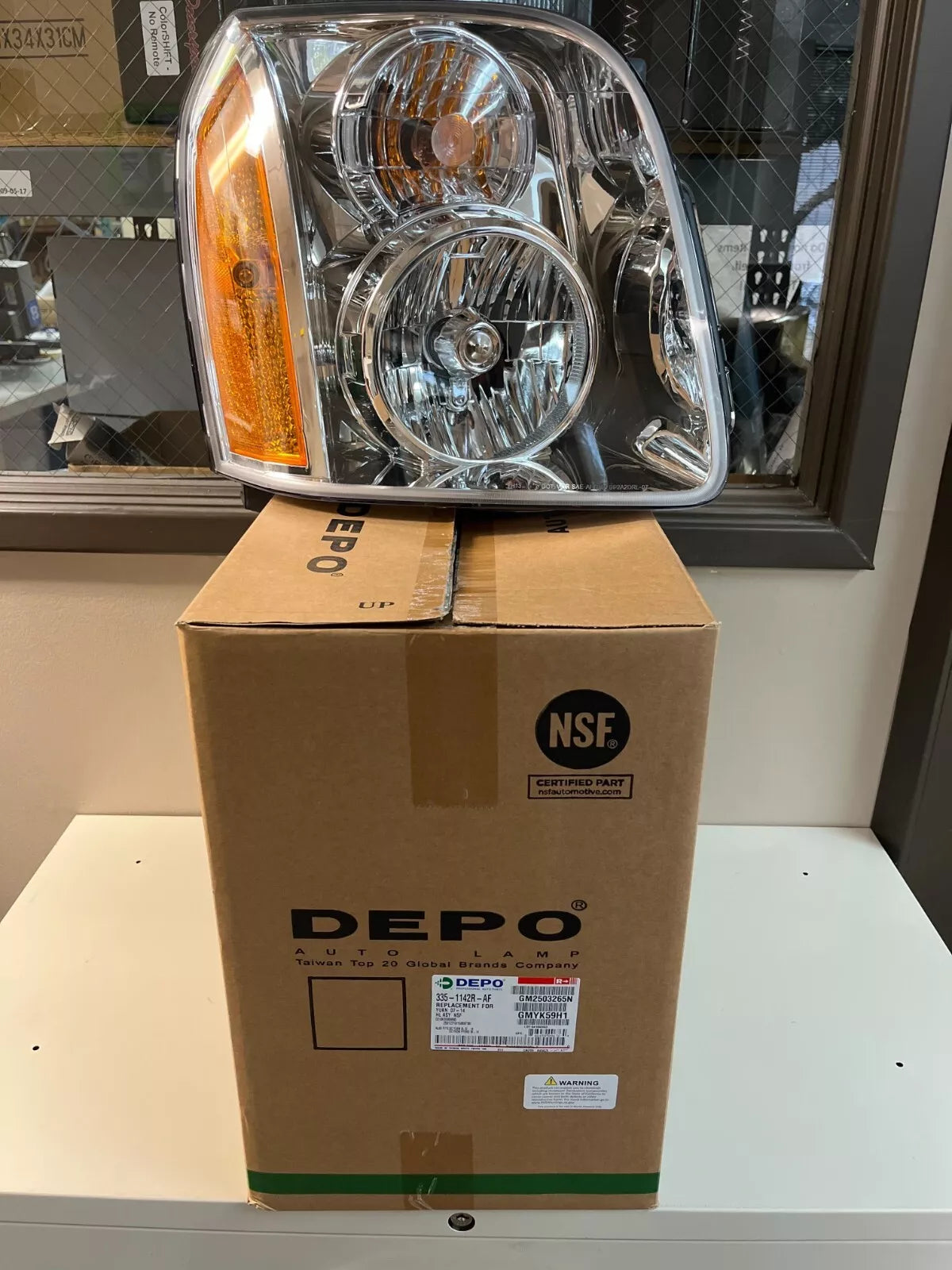 NEW DEPO 2007-2014 GMC Yukon Head Light Passenger Side - 335-1142R-AF、mySite、nflplayoffbracketp