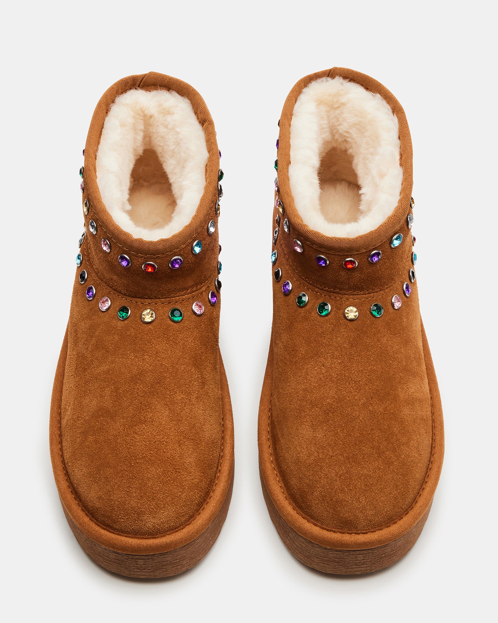 COMFY CHESTNUT SUEDE RHINESTONES、mySite、gtrtttuynbv