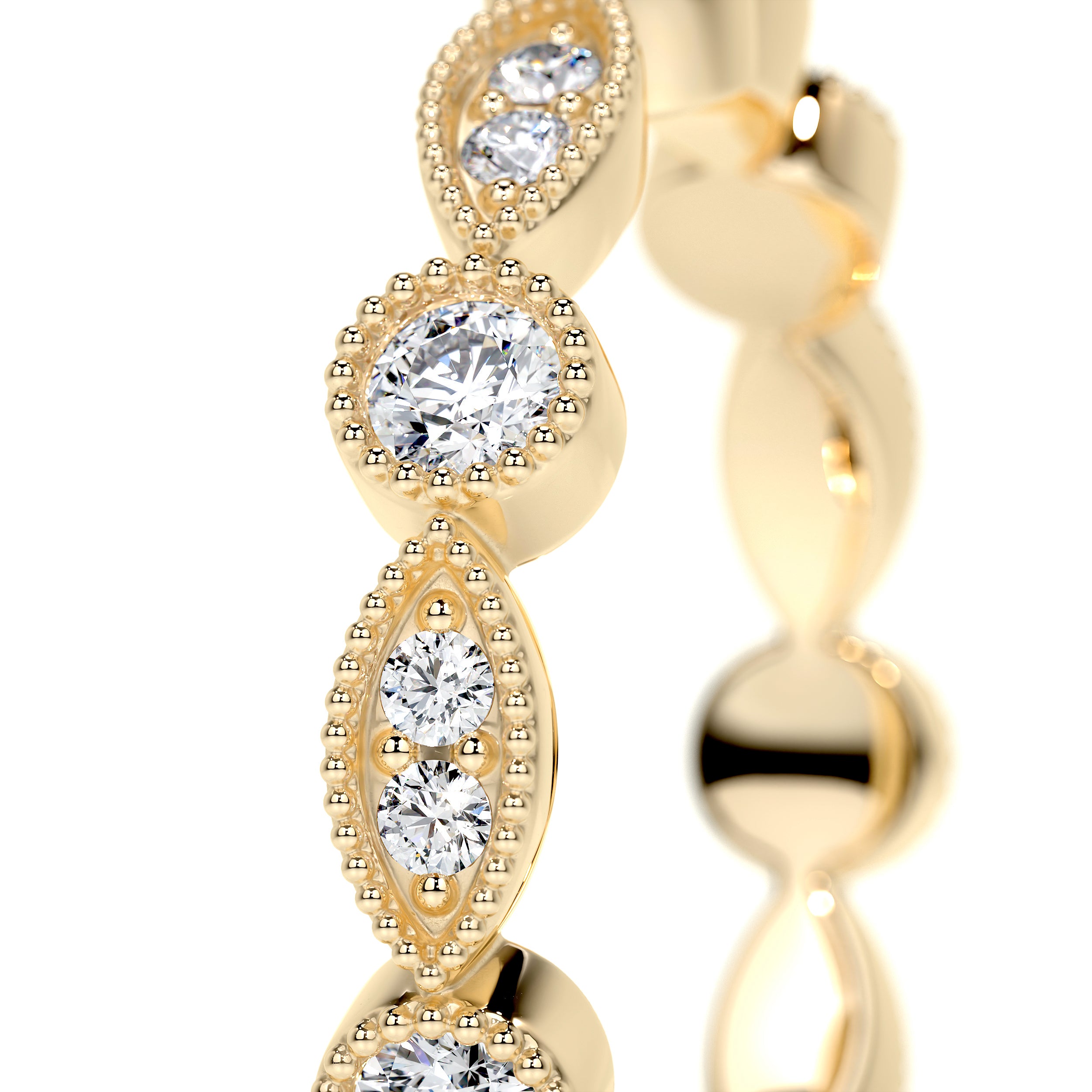 Amelia Lab Grown Eternity Wedding Ring (0.5 Carat) -18K Yellow Gold、mySite、hinf8tx79