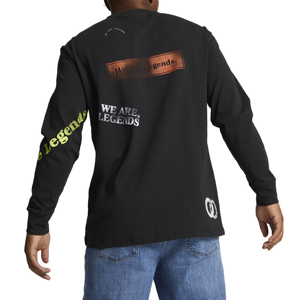 We Are Legends Workwear Graphic Crew Neck Long Sleeve T-Shirt、mySite、gtrtttuynbv