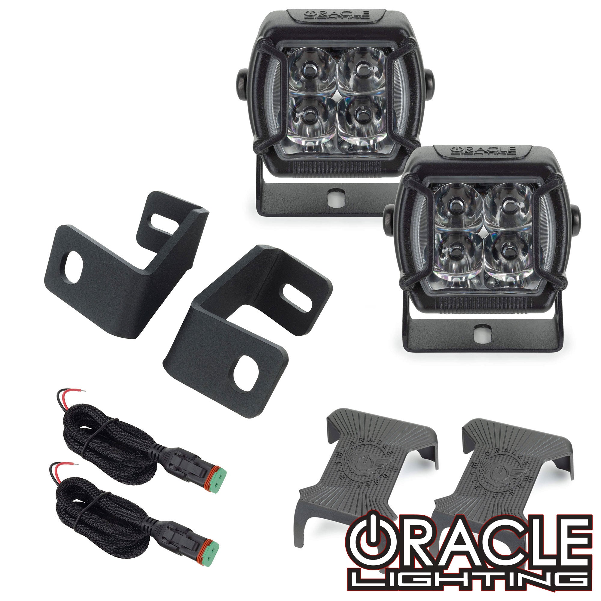 ORACLE Lighting 2015-2023 Ford F-150 A-Pillar Hood Mount Brackets w/ VEGA™ Series 4 Spotlights、mySite、nflplayoffbracketp