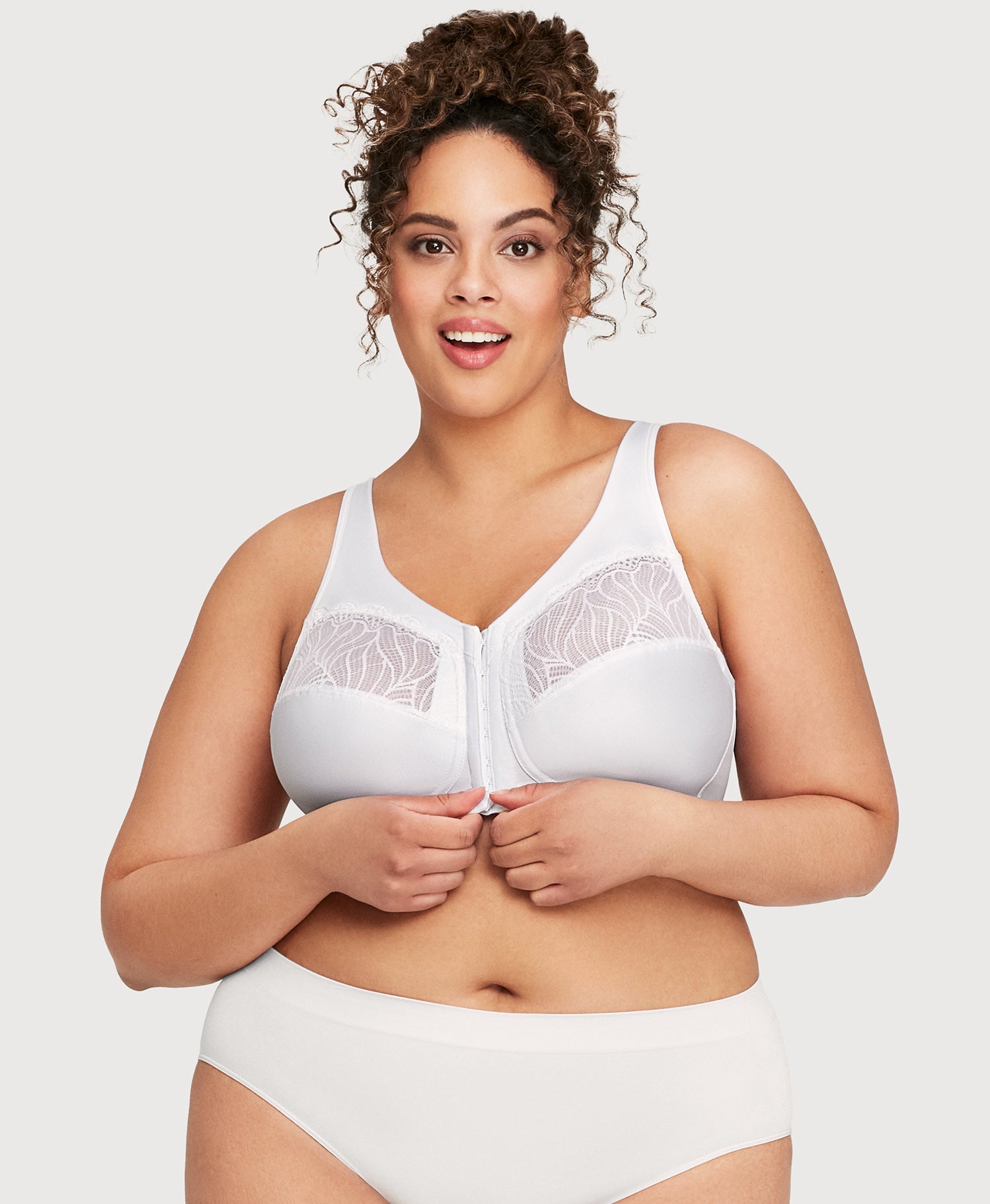  MagicLift Front-Closure Natural Shape Bra White、mySite、justintrudeaud
