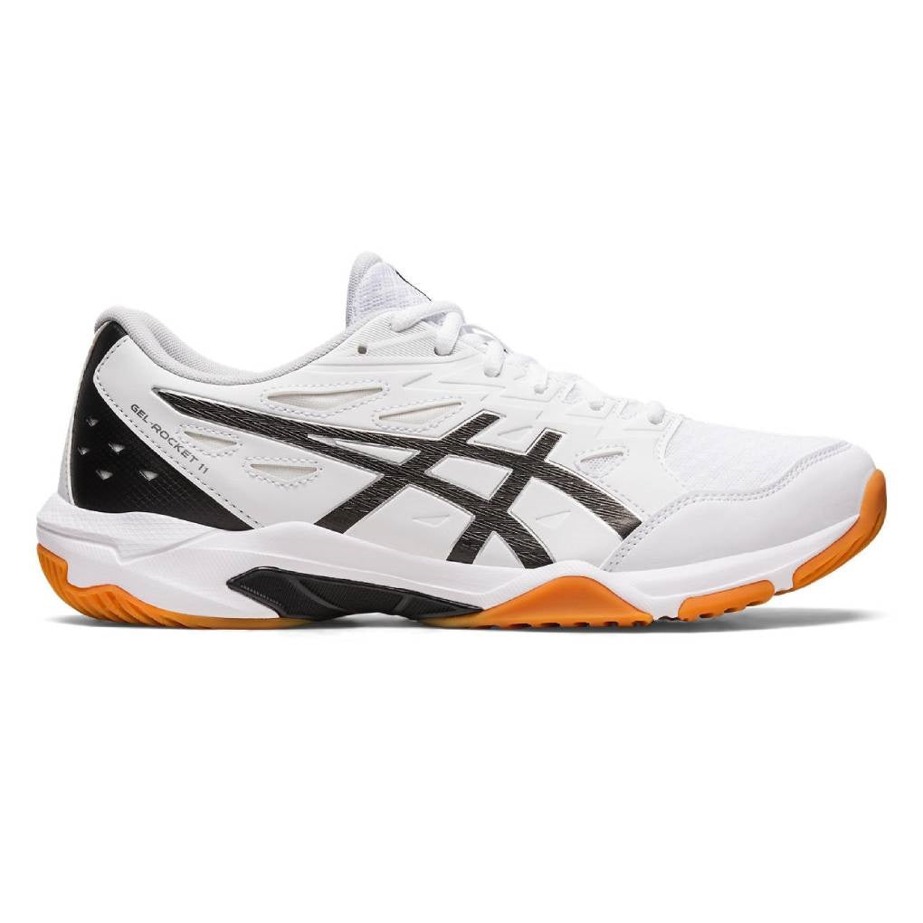 Asics Gel Rocket 11 Men's Indoor Court Shoe (White/Silver)
