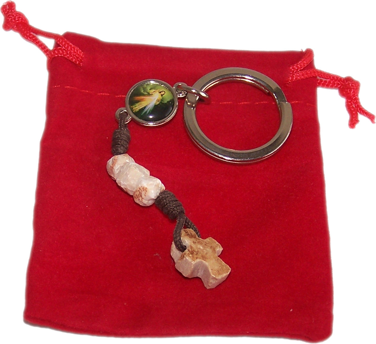  MEDJUGORJE - Peace Peace Peace keys ring from Apparation hill stones and ship...、mySite、elrpsem3k