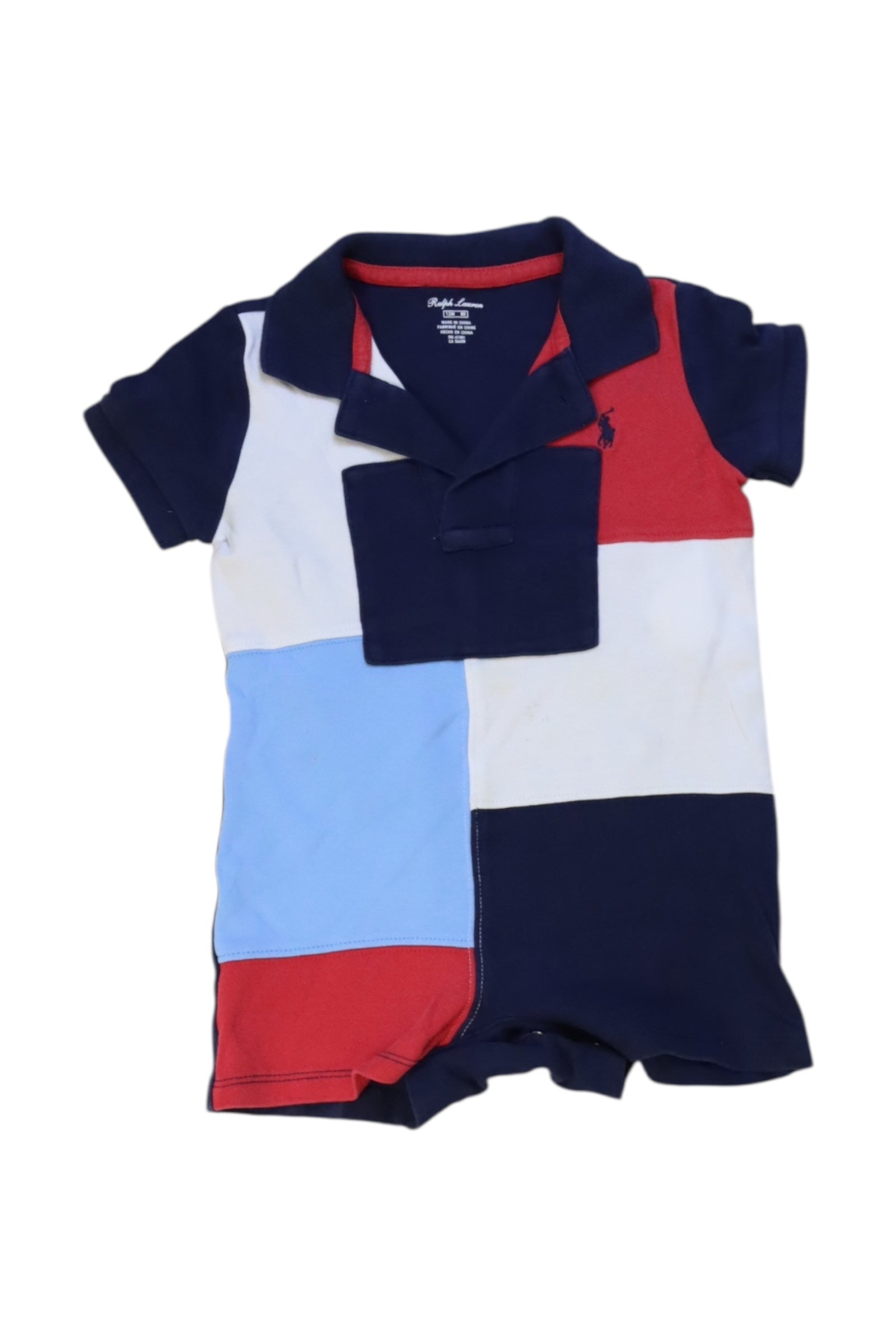 Ralph Lauren Patchwork Romper 12M、mySite、g9winljtr