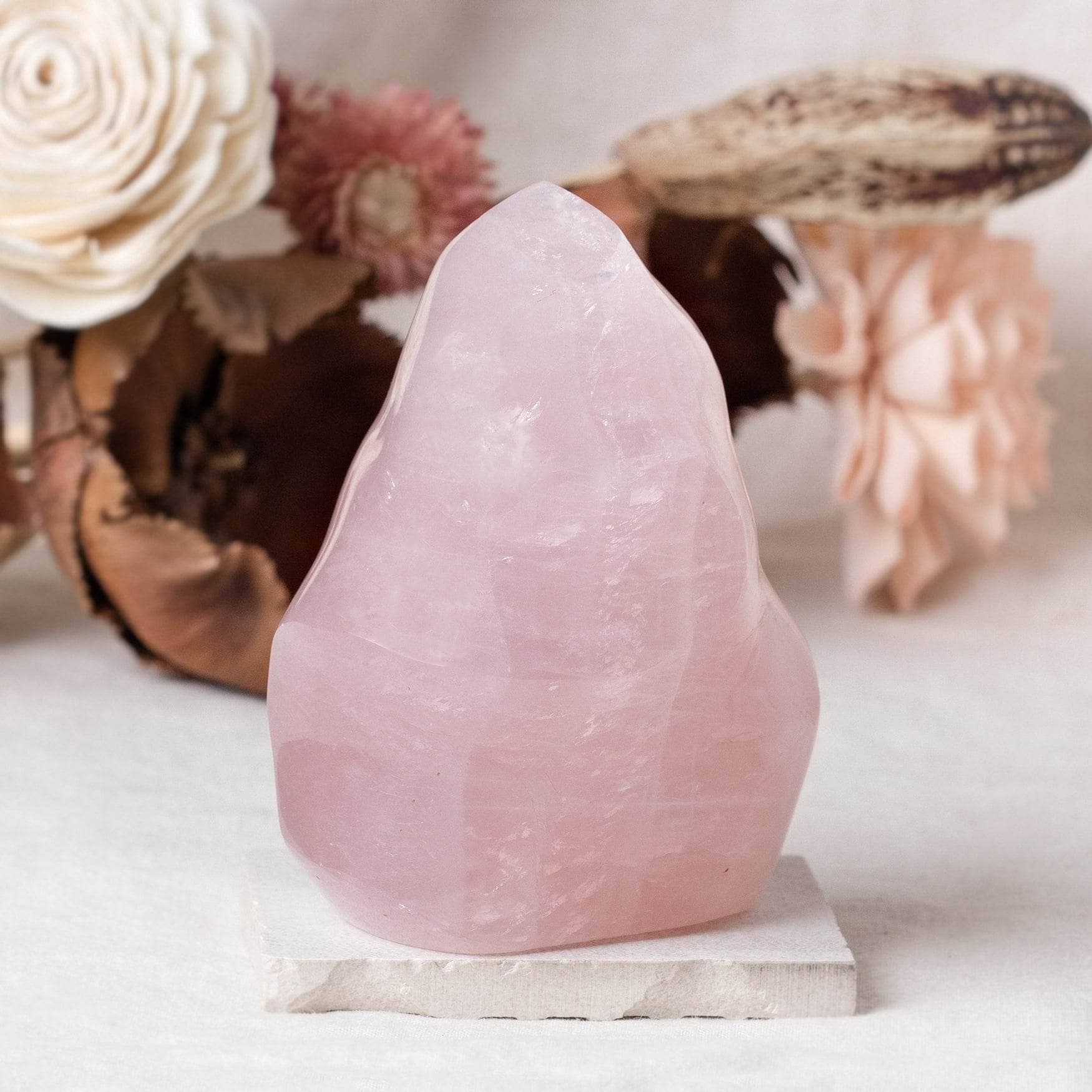Rose Quartz Flame Crystals - 1 of a Kind、mySite、hinf8tx79