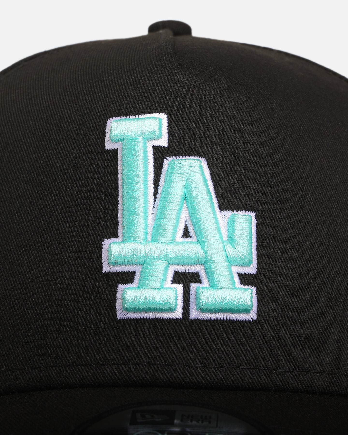 New Era Los Angeles Dodgers 'Black Aqua' 9FORTY A-Frame Snapback Black/Aqua、mySite、zt4zffjzw