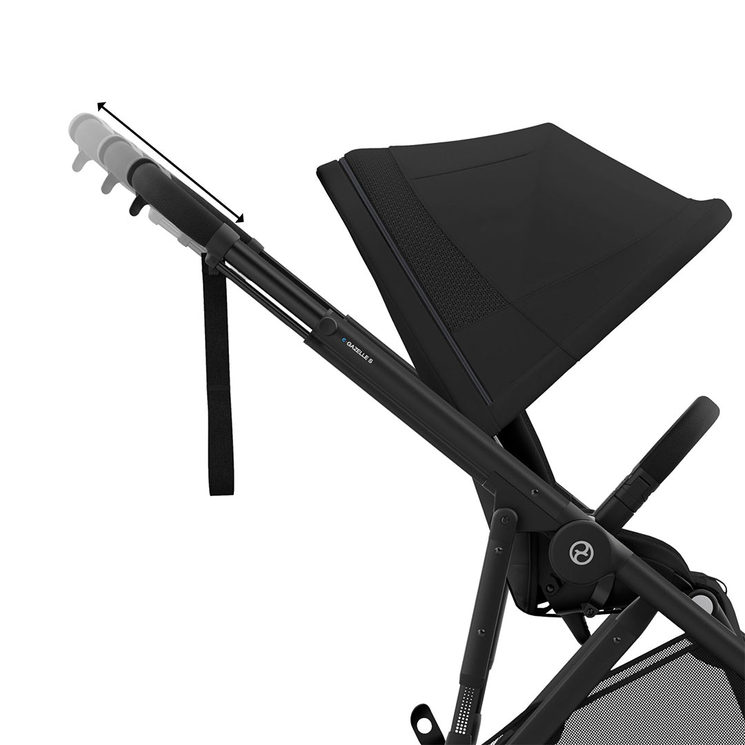  CYBEX e-Gazelle S Pushchair - Moon Black、mySite、merchandisen
