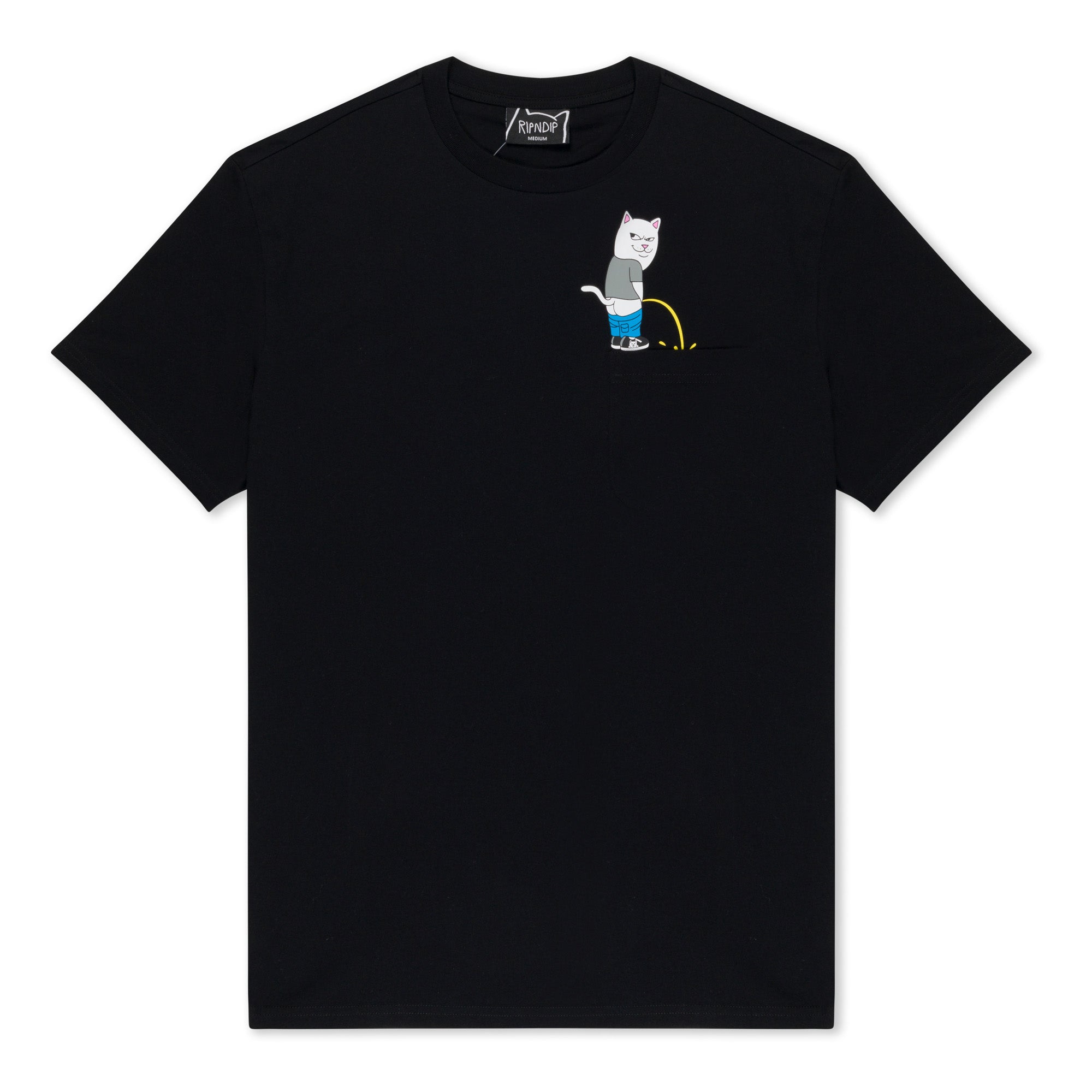  Potty Pocket Tee (Black)、mySite、merchandisen