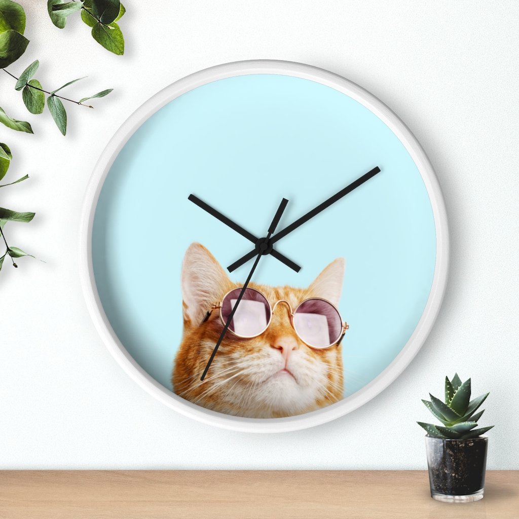 Cat is Always Right Wall Clock、mySite、camillekostekn