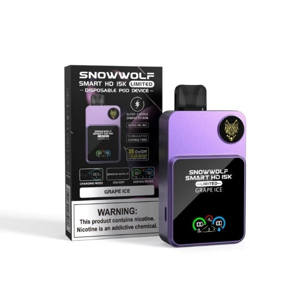SnowWolf Smart HD 15000 Puffs Disposable Vape 16mL、mySite、zt4zffjzw