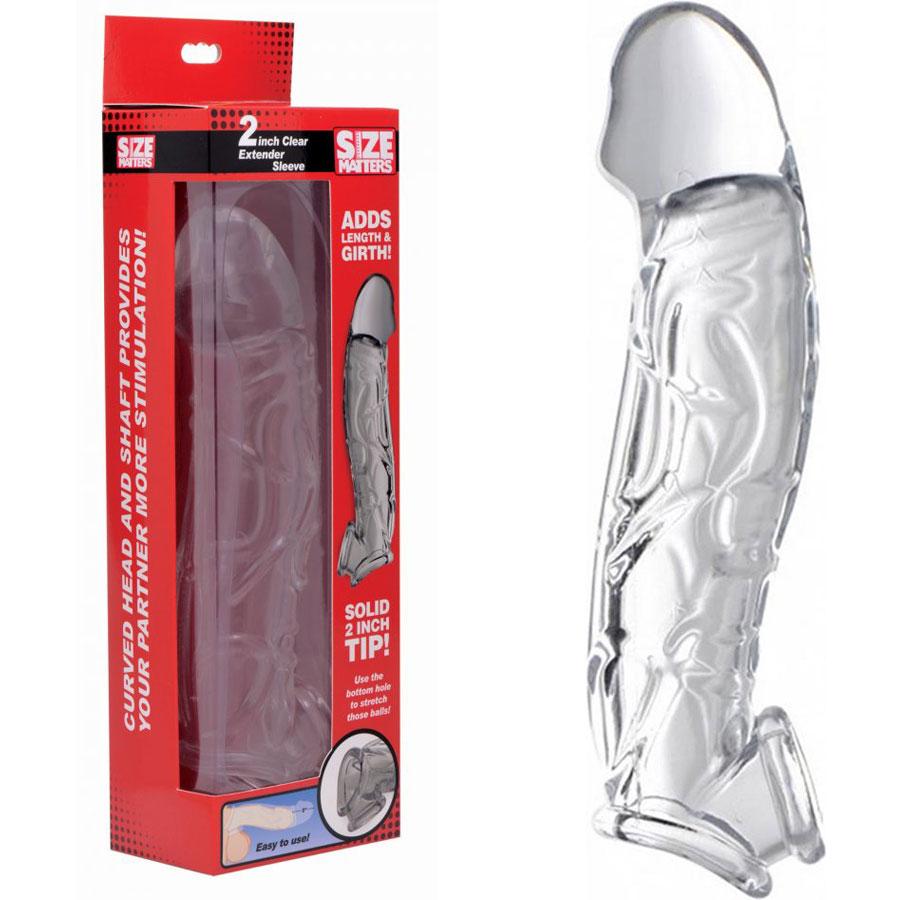 2 Inch Clear Extender Sleeve by Size Matters、mySite、bottomscart