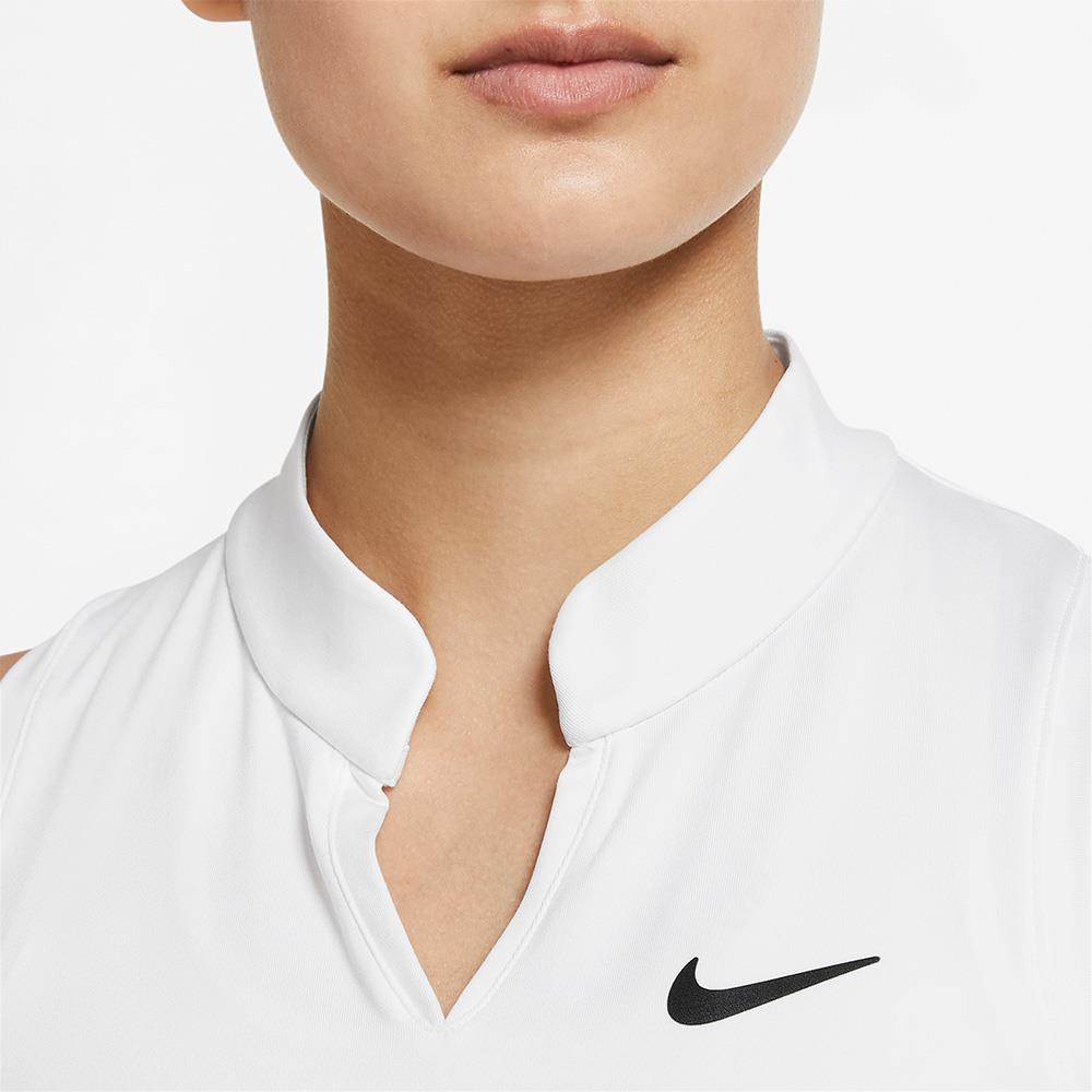 Nike Women's Victory Dress - White/Black、mySite、neckold