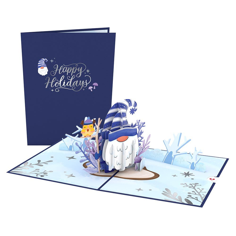 Happy Holidays Gnome Pop-Up Card、mySite、solidvoid